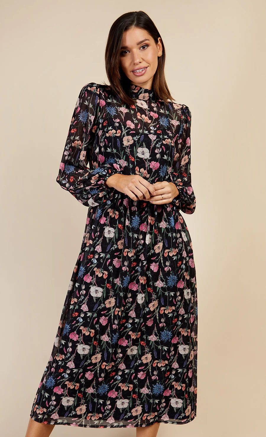 THE FLORENCE MIDAXI DRESS (FLORAL)