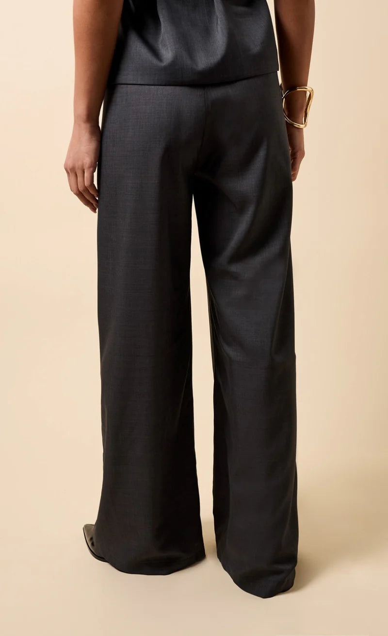 Aurelia Wide Leg Trousers (Grey)