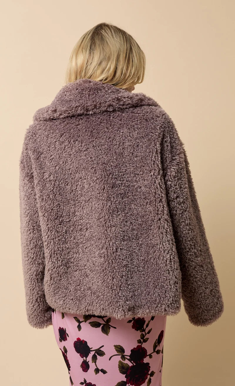 Jackie Faux Fur Jacket (Mink)