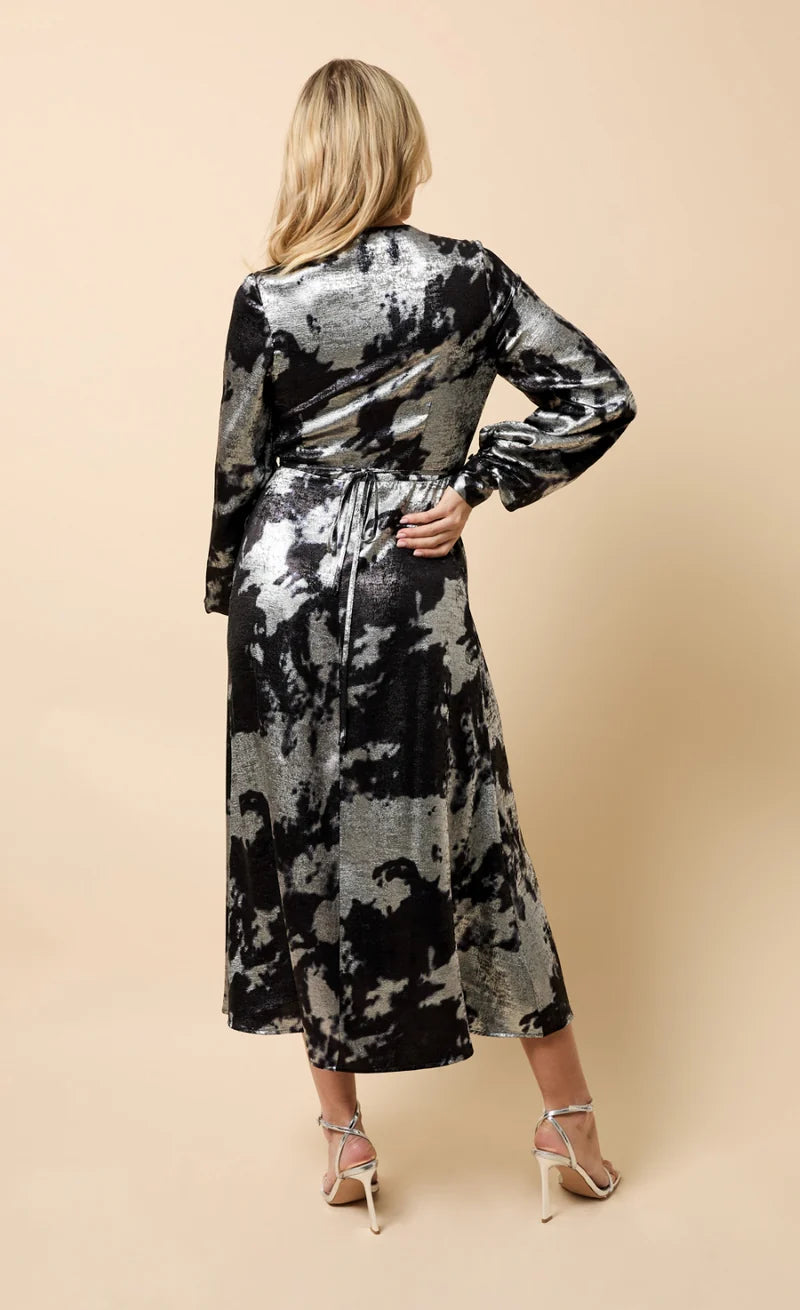 Emery Midaxi Dress (Silver)