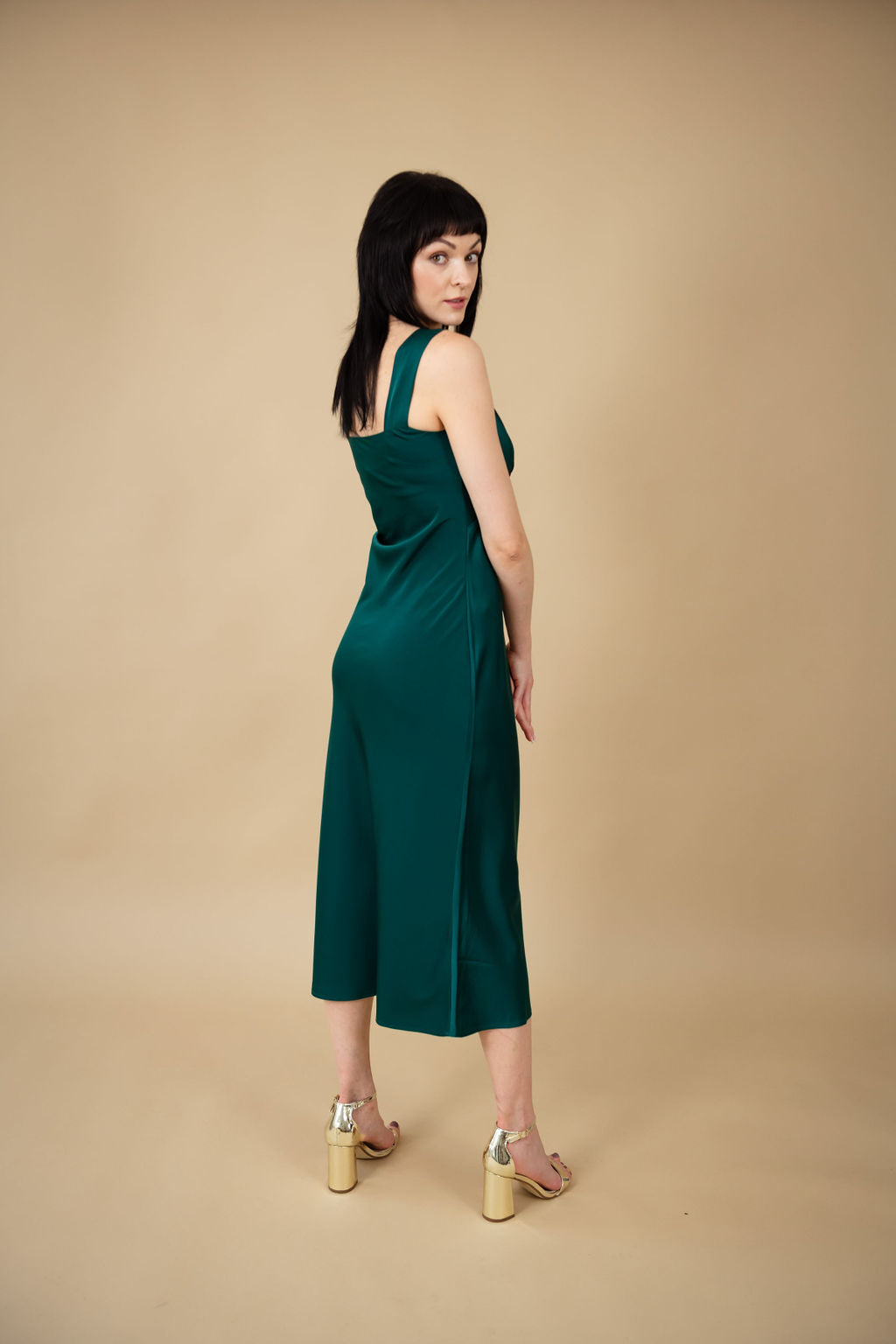 Sinéad Slip Dress (Green)