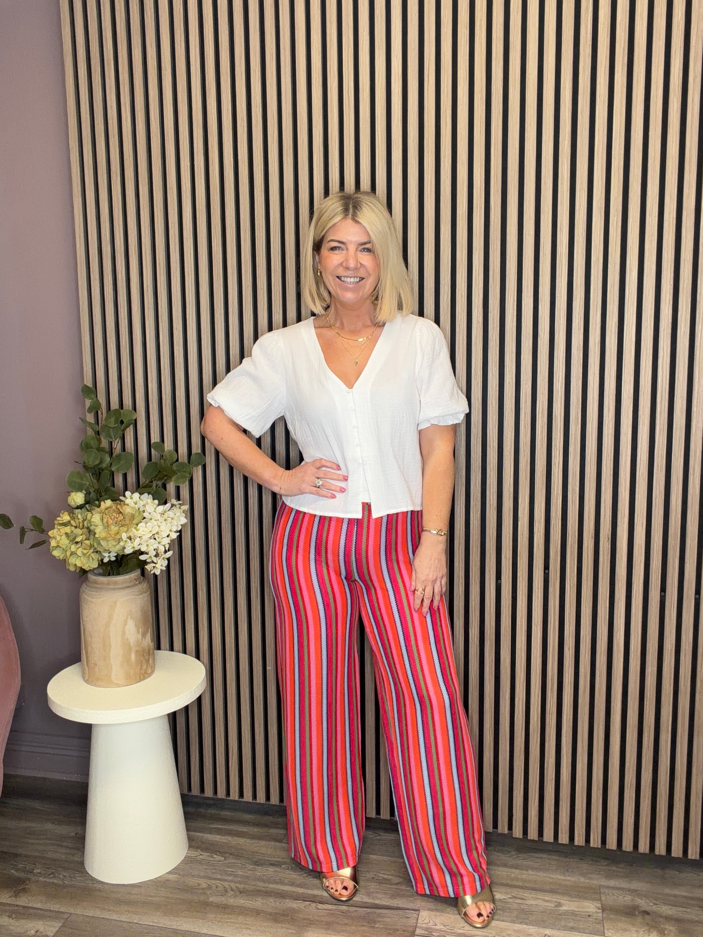 Billy Striped Pants (Multi Stripe)
