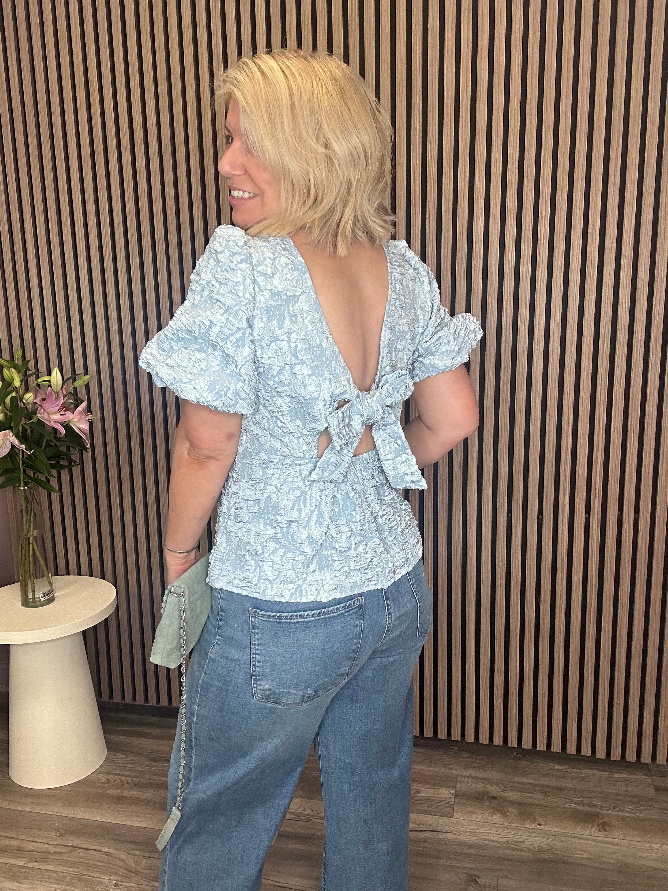 Gretchen Top (Cashmere Blue)