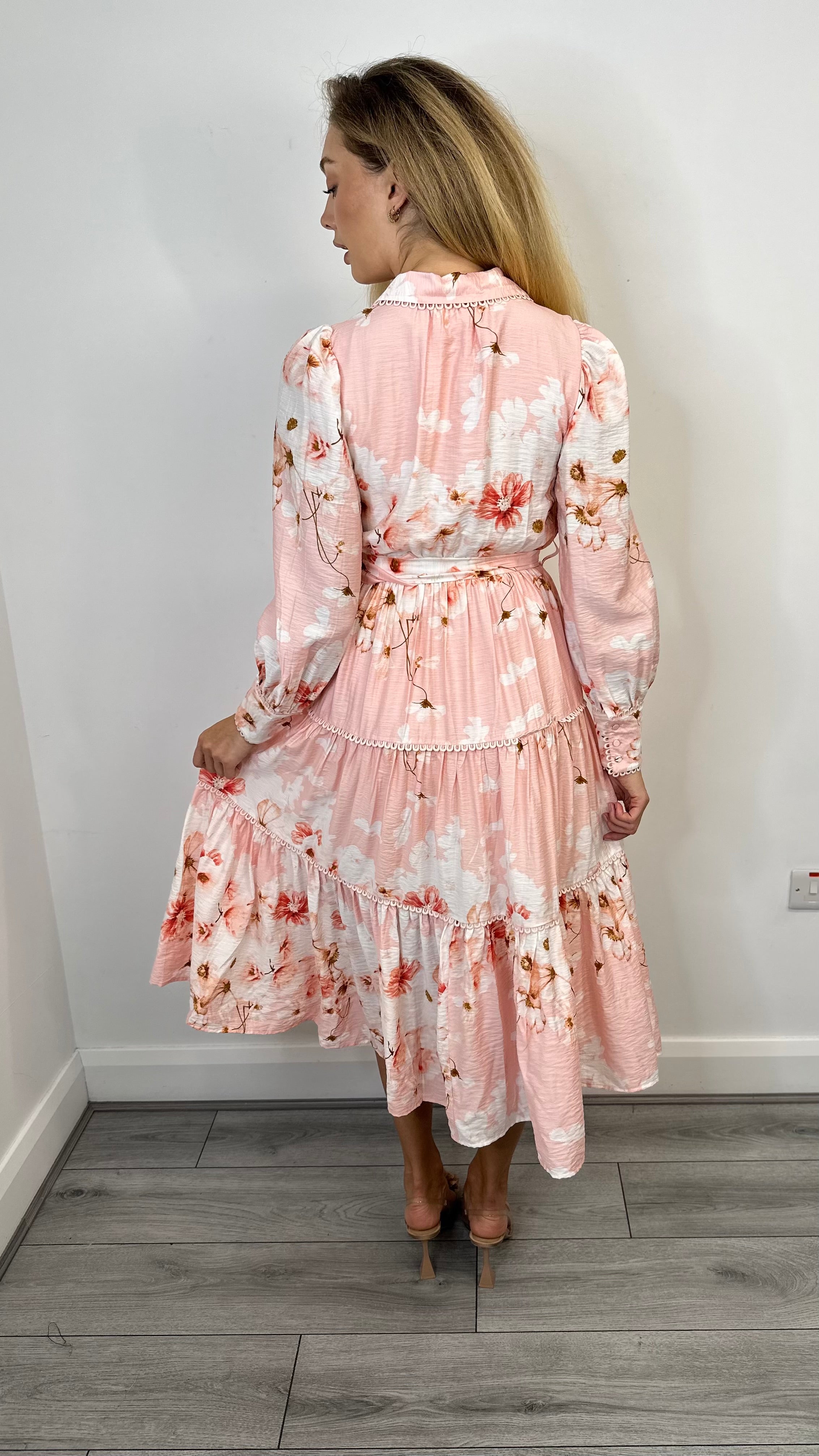 Sybil Long Dress (Chintz Rose)