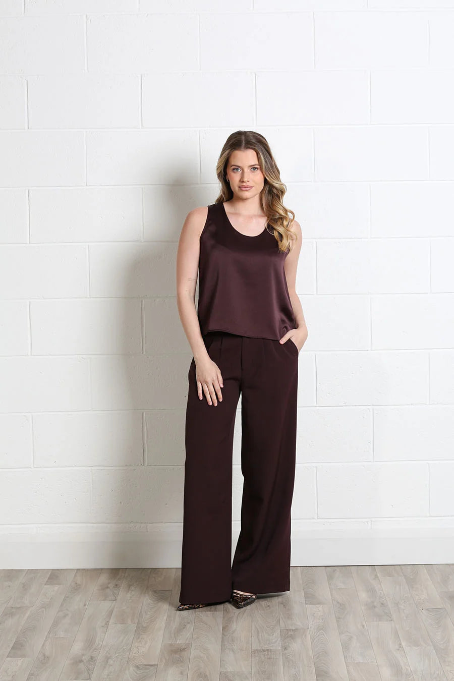 Emma Top (Aubergine)