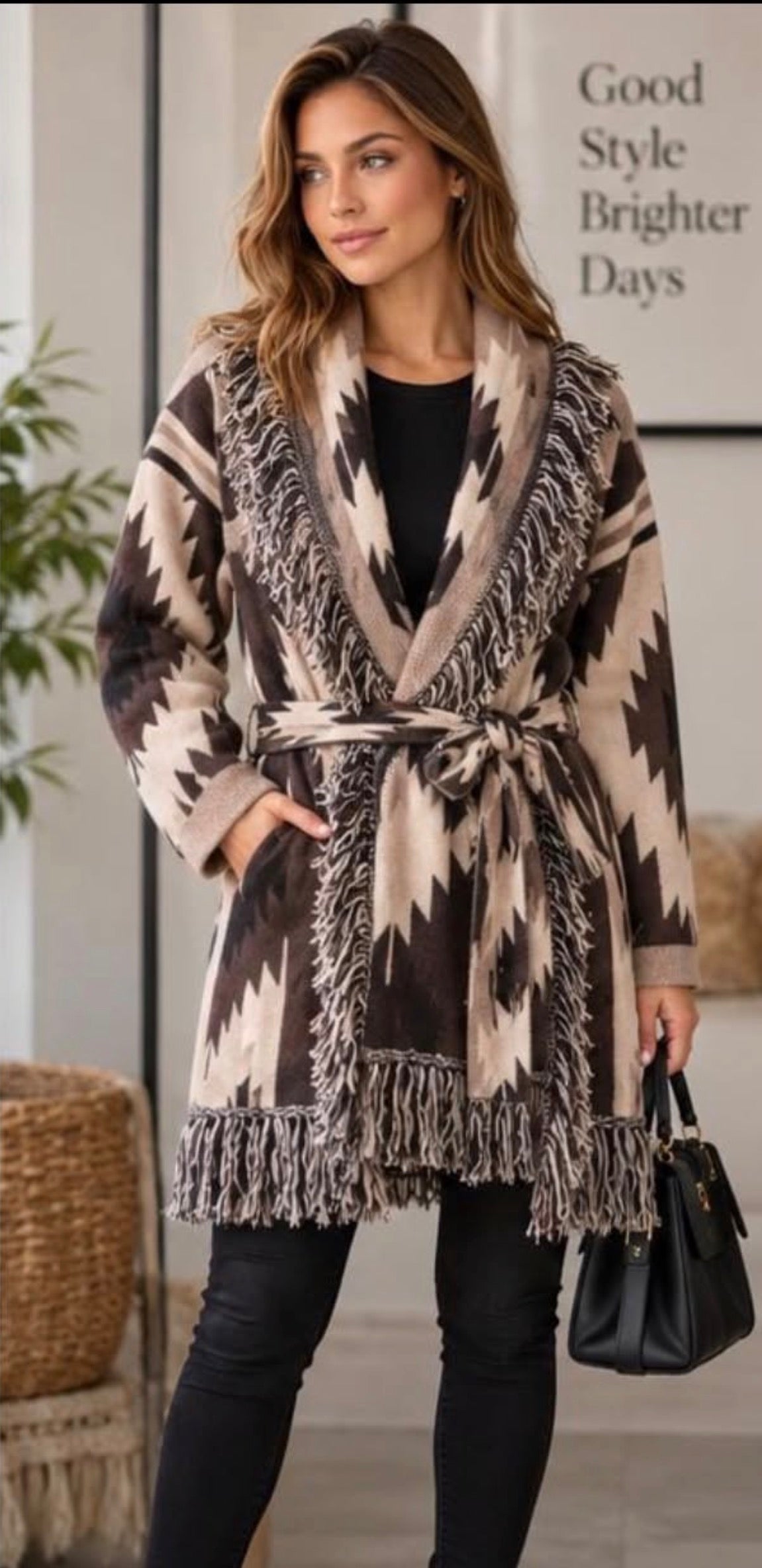 Adelaide Cardigan (Taupe)