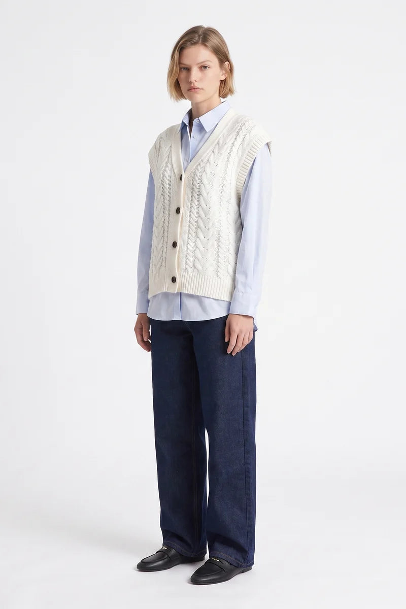 Corissa Gilet (Cream)