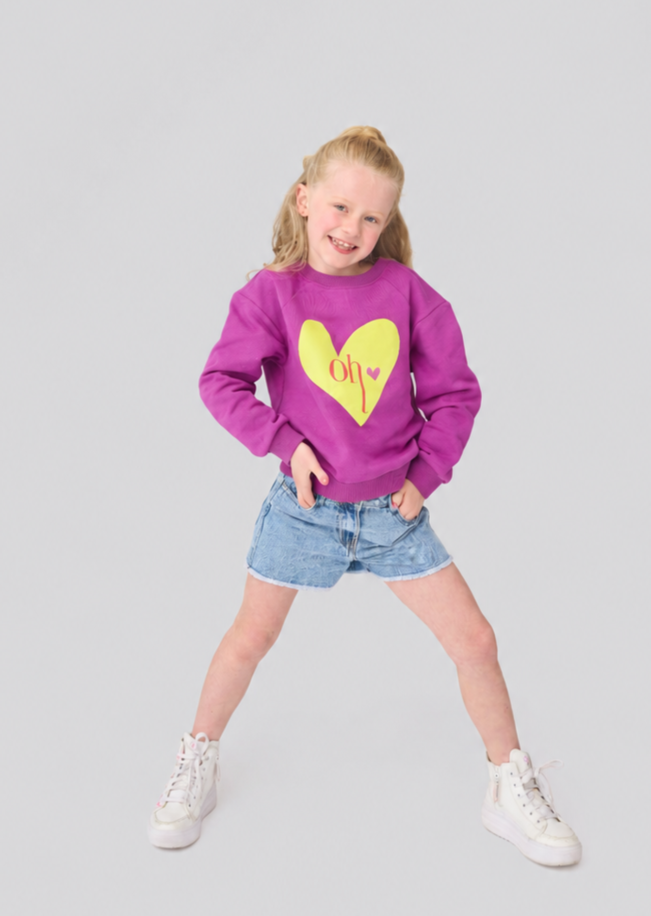 Glow Kids Sweater (Purple)