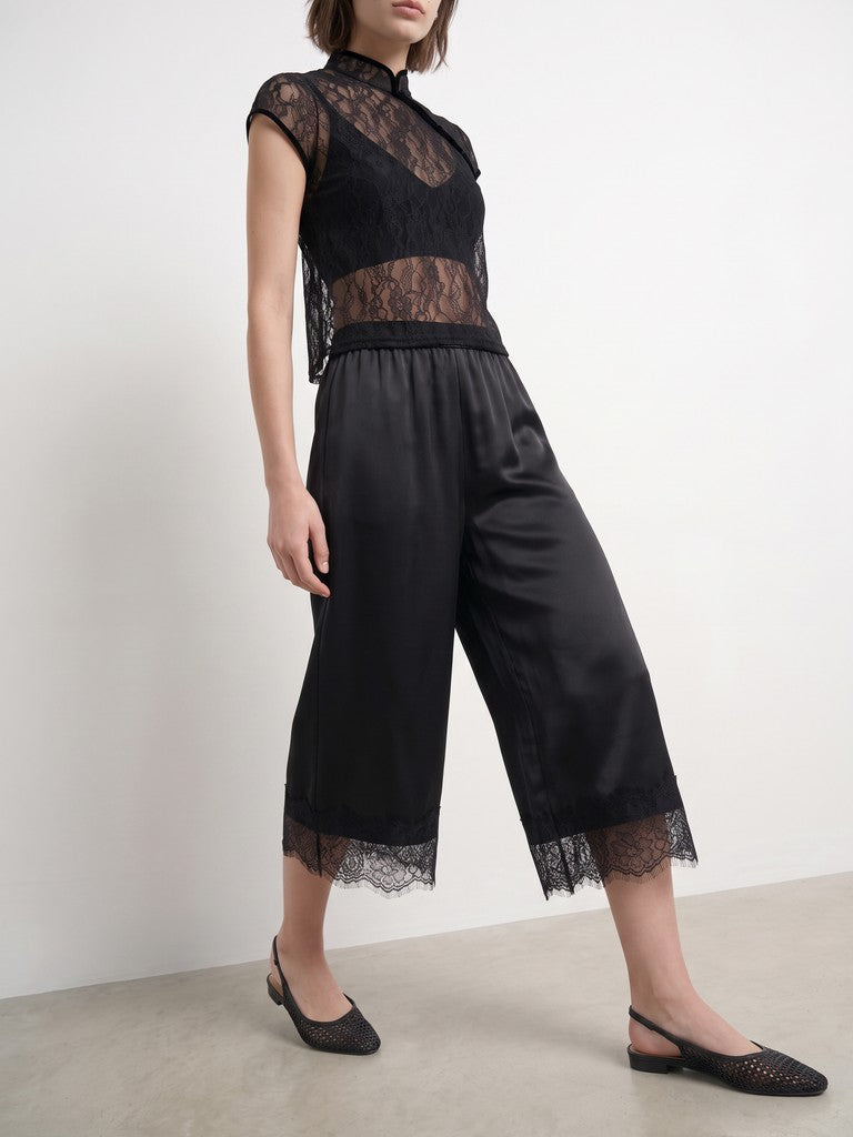 Leah Bermuda Pants (Black)