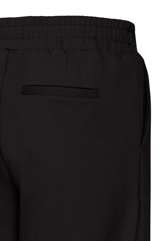 Kate Cropped Wide Leg Pants (Black)