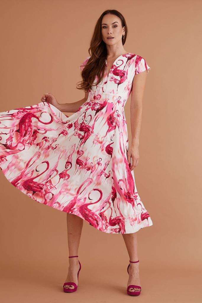 the flamingo dress - M Loves M
