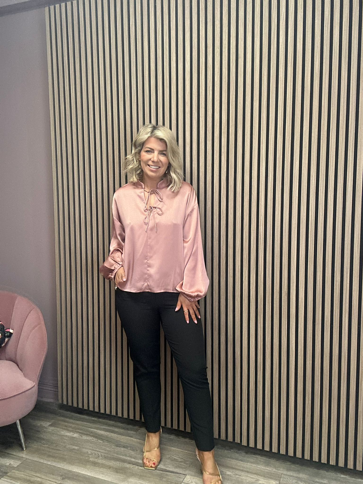 LAXIM BLOUSE (LILAS/ DUSKY PINK)