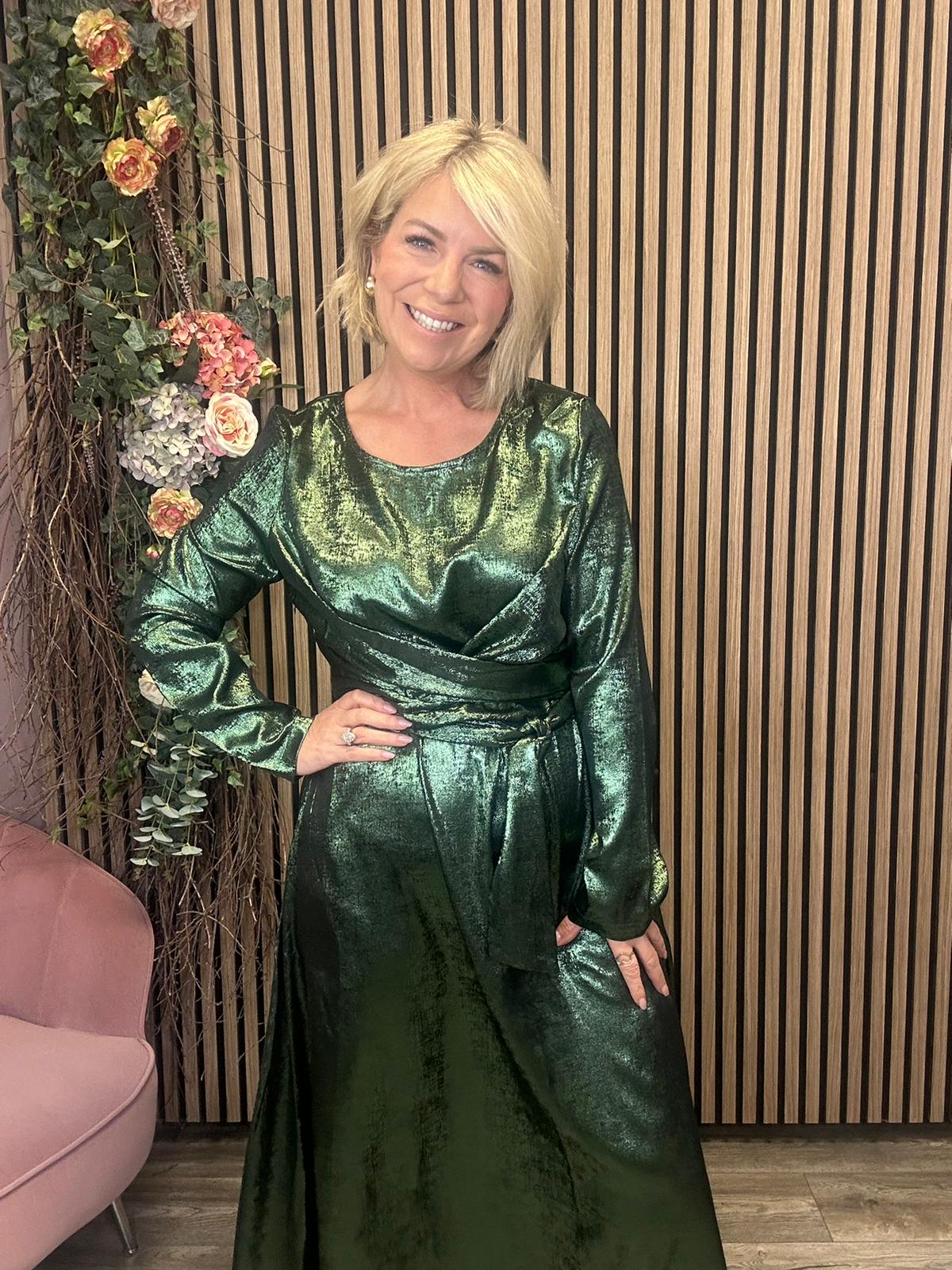 Clarine Long Dress (Green)