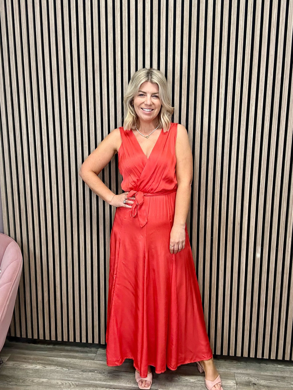 Iride Maxi Dress (Red) | Love Cherish