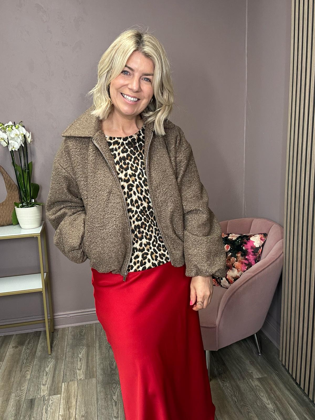 Tanya Jumper (Birch/Leopard)