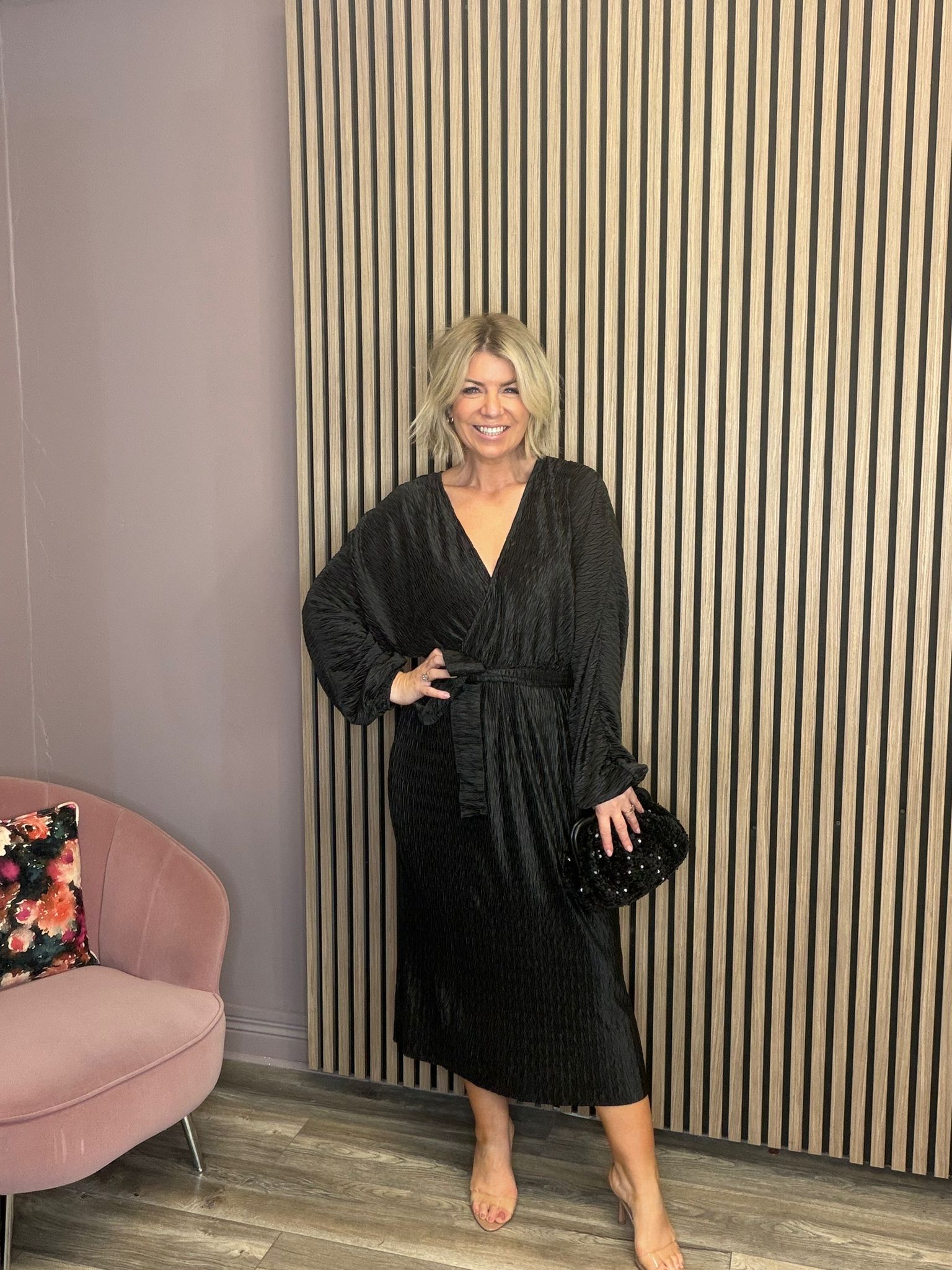 Tallie Midi Dress (Black)