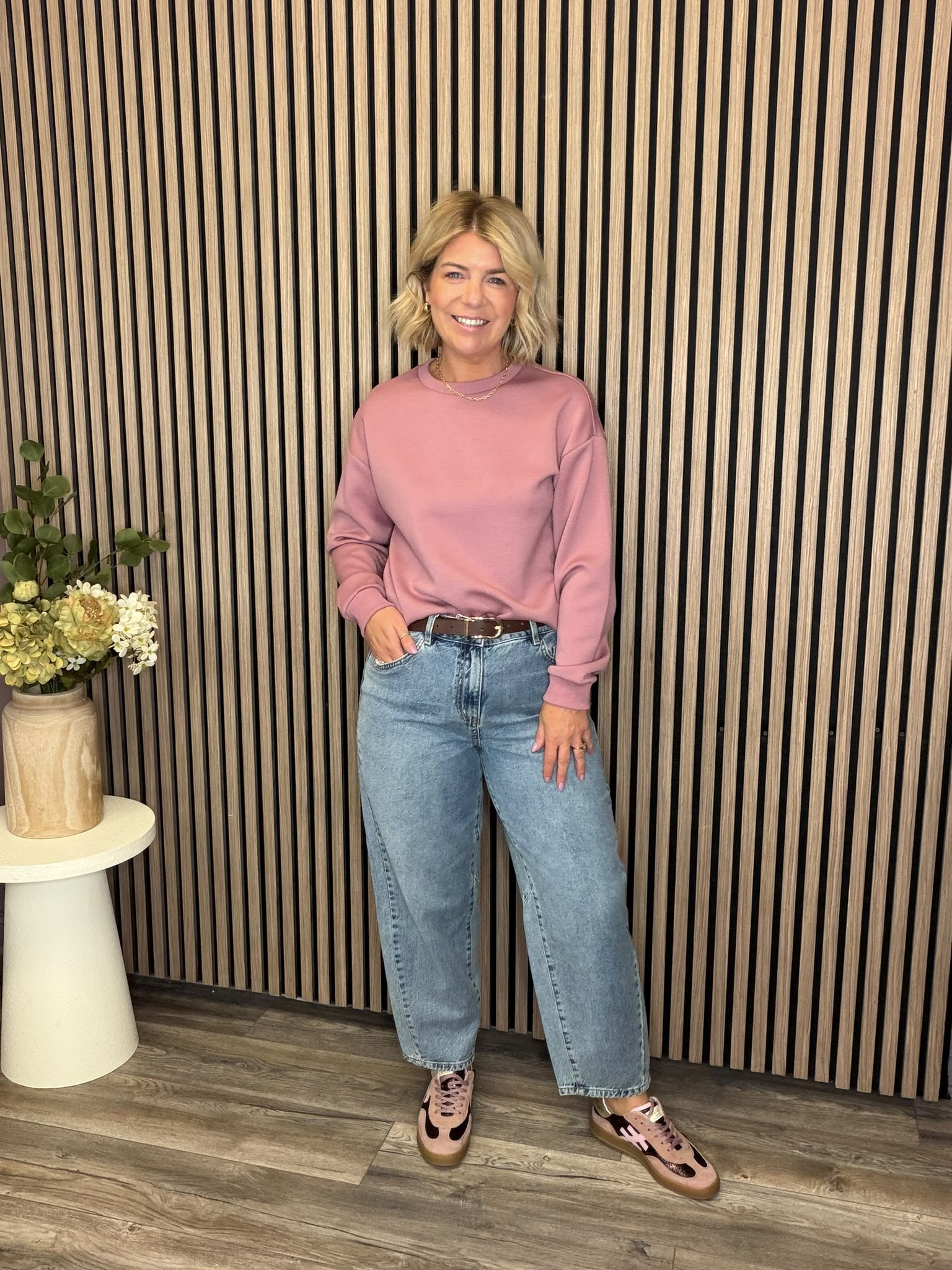 Sadie Sweatshirt ( Nostalgia Rose)