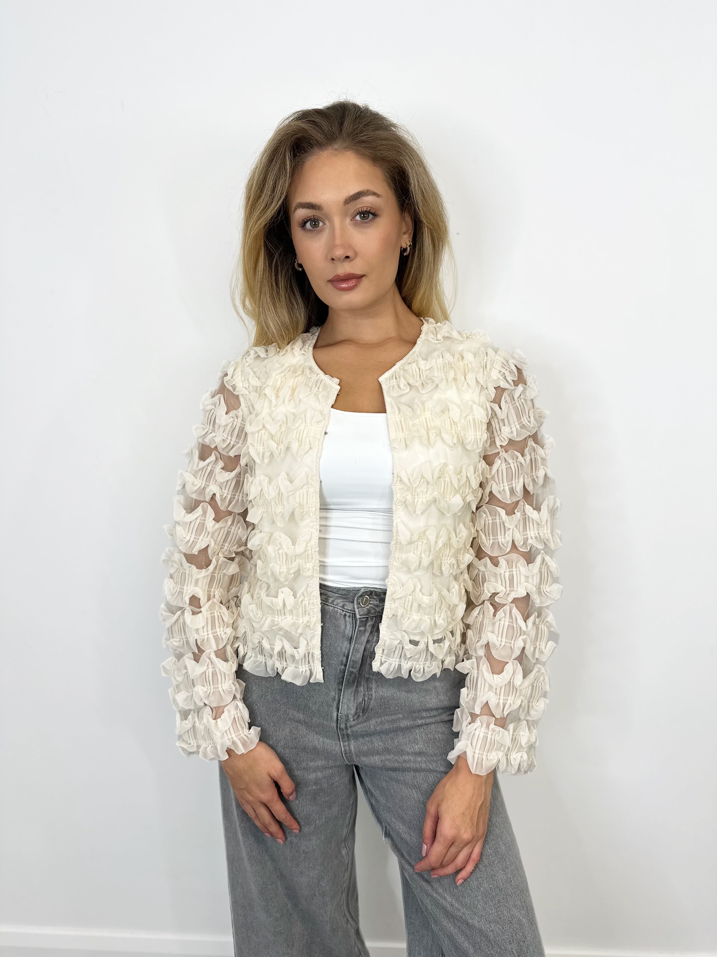 Camelle Long Sleeve Top (Birch)