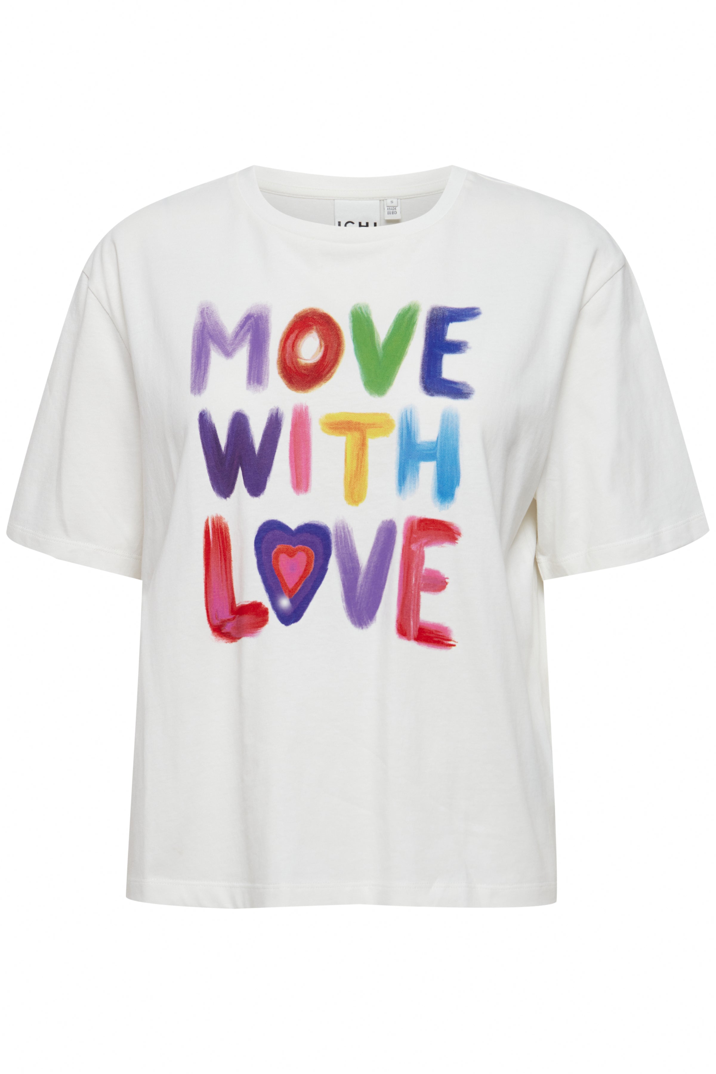 MOVE WITH LOVE T-SHIRT (CLOUD DANCER)