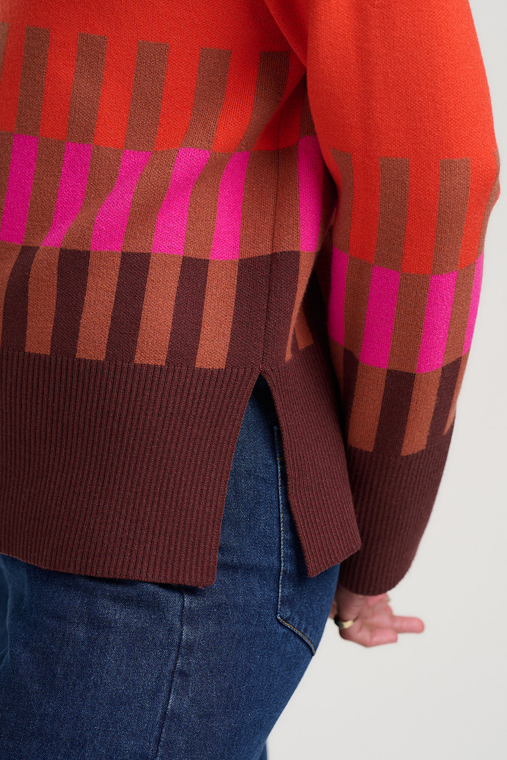 Serita Jumper (Orange/Multi)