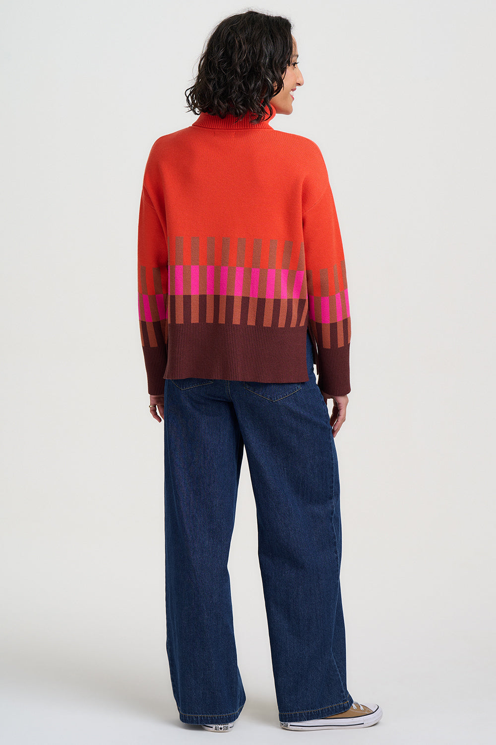 Serita Jumper (Orange/Multi)