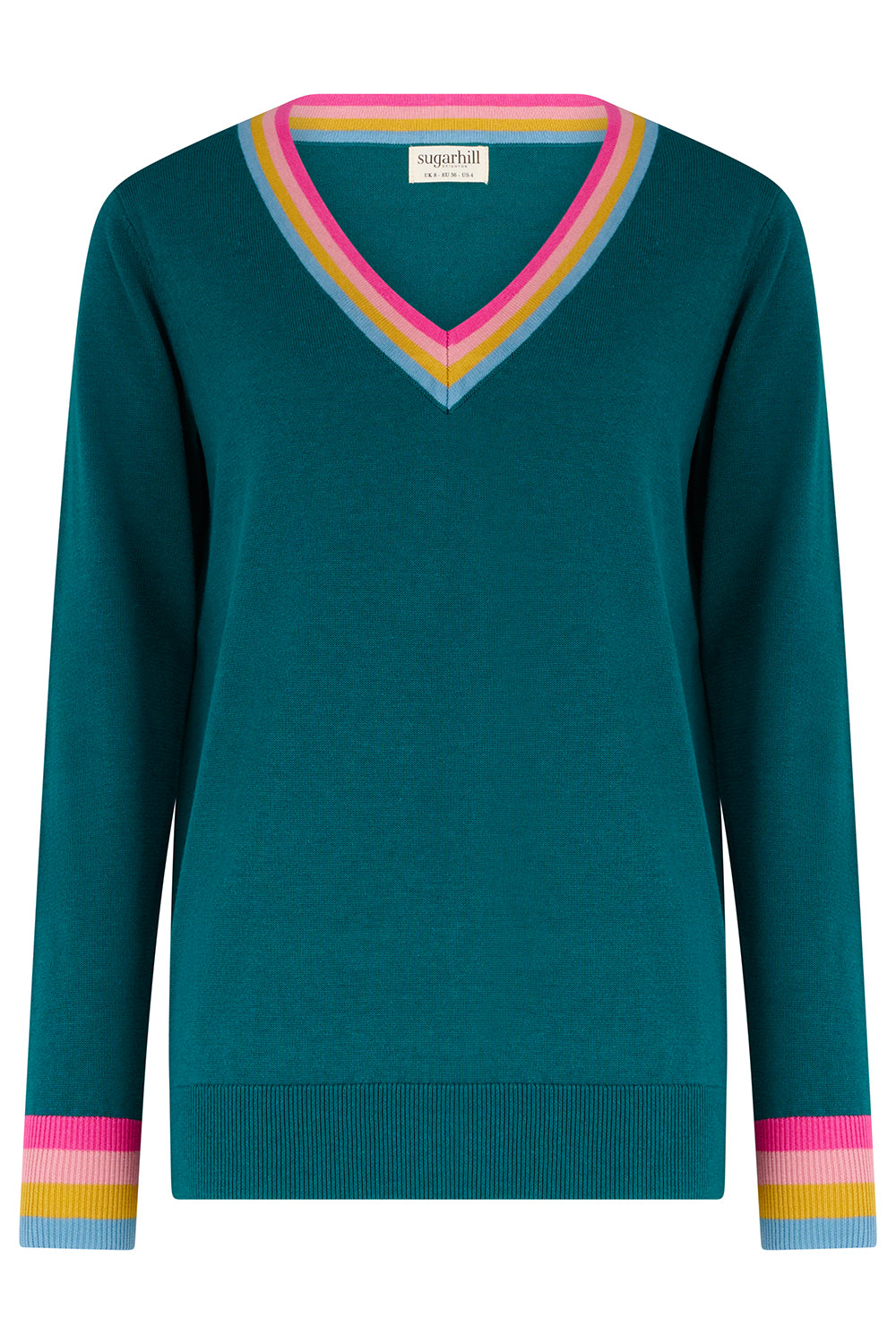 Doris Jumper (Teal/Rainbow)
