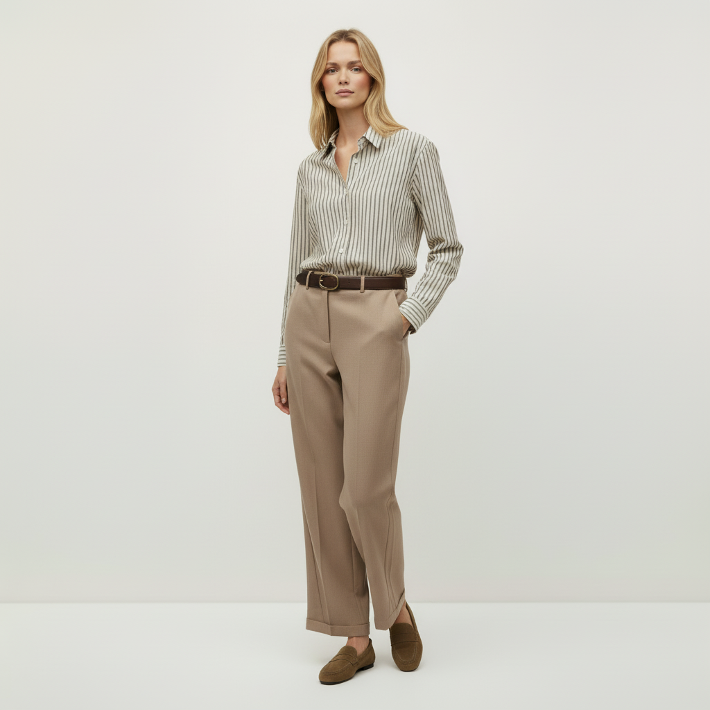 Olina Shirt (Beige)