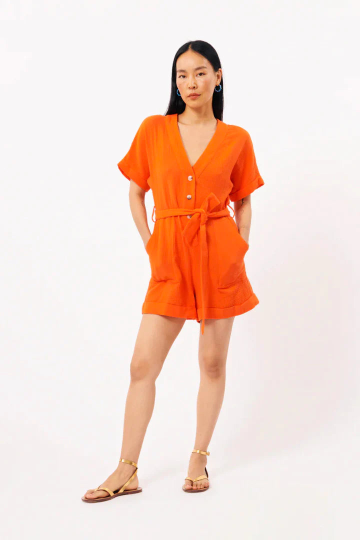 Lika Playsuit (Orange)
