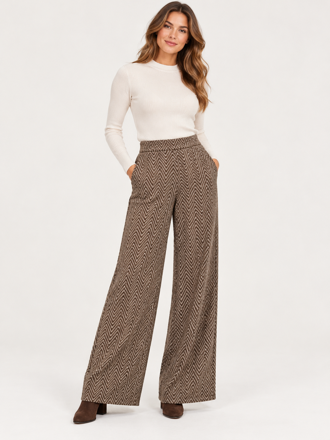 Fiona Pants (Coffee Quartz/Gold)