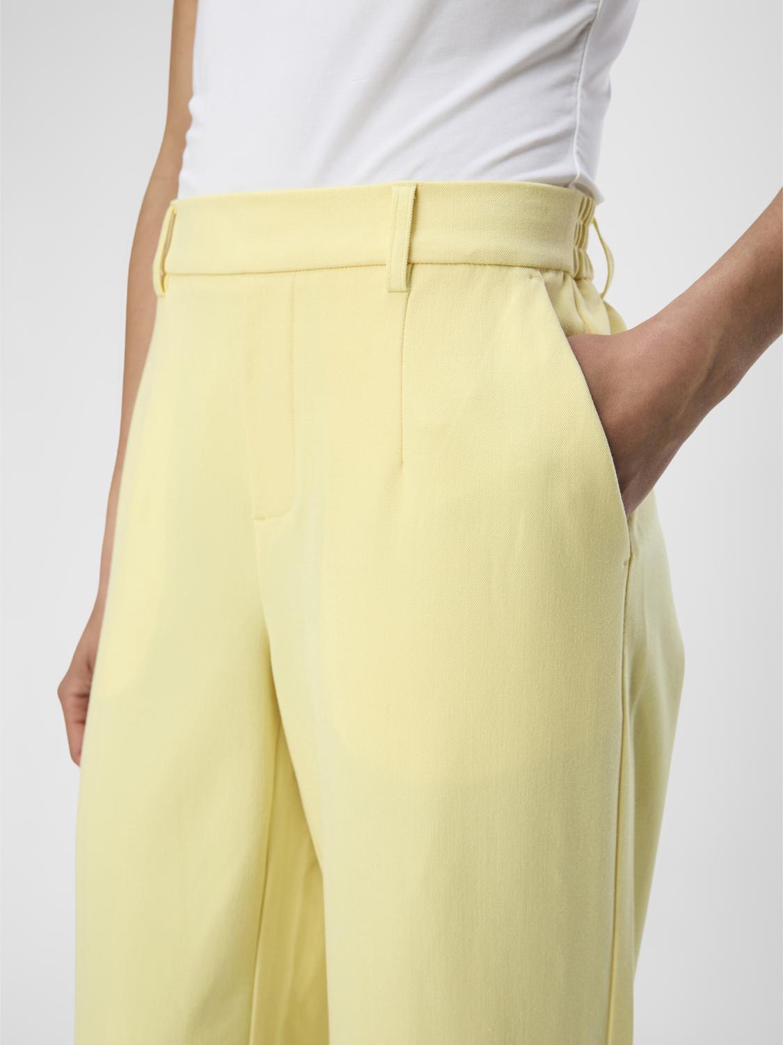 Lissey Wide Leg Pants (Lemon)