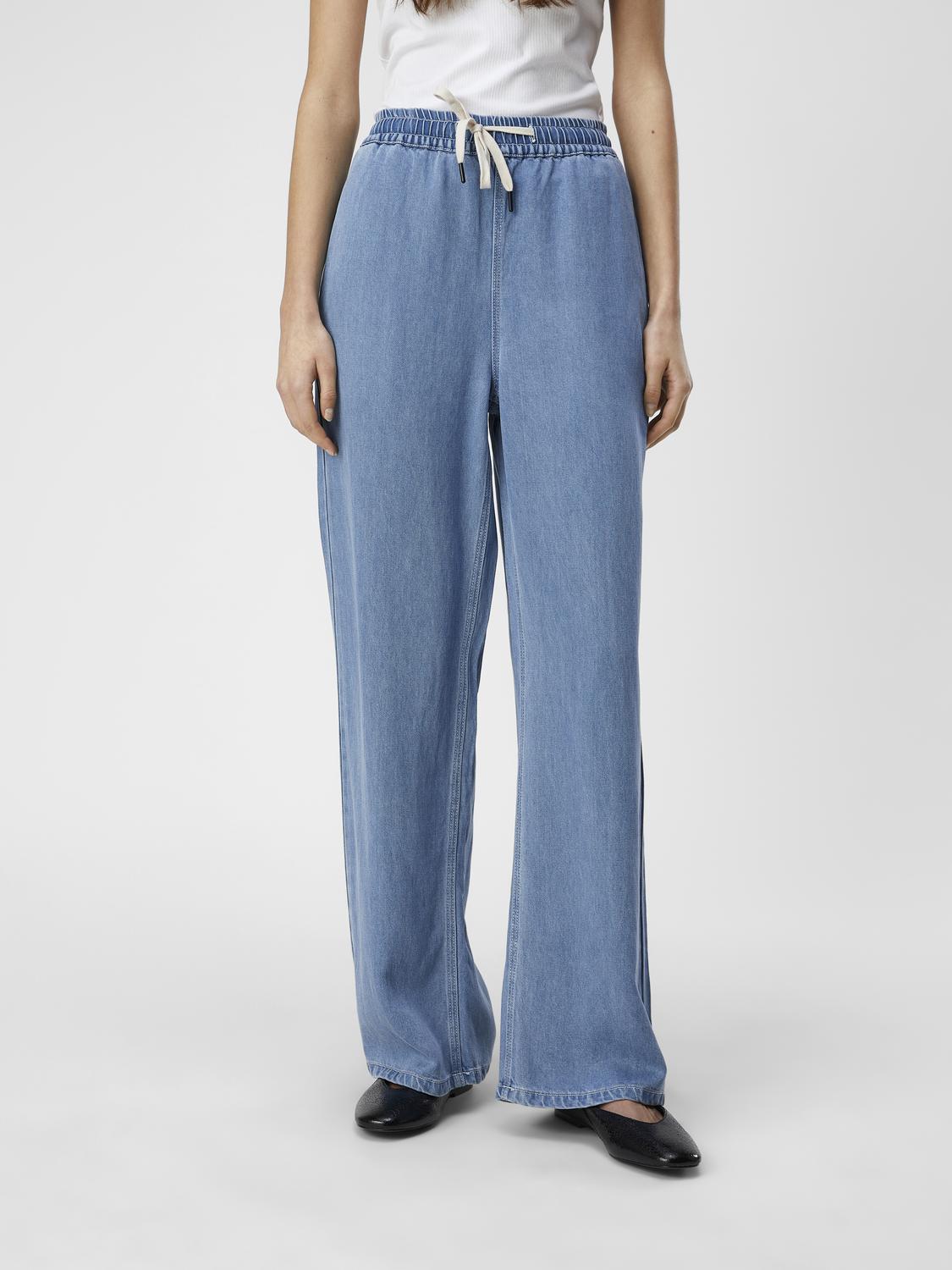 Fran Denim Pants (Light Blue)