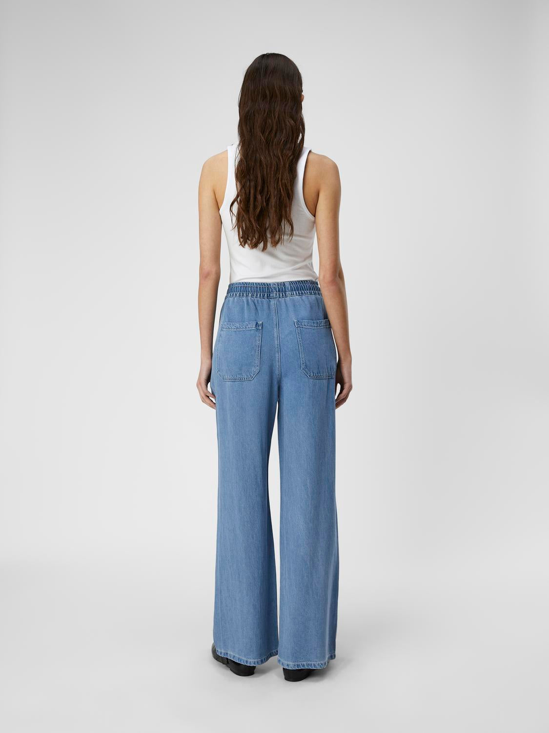 Fran Denim Pants (Light Blue)