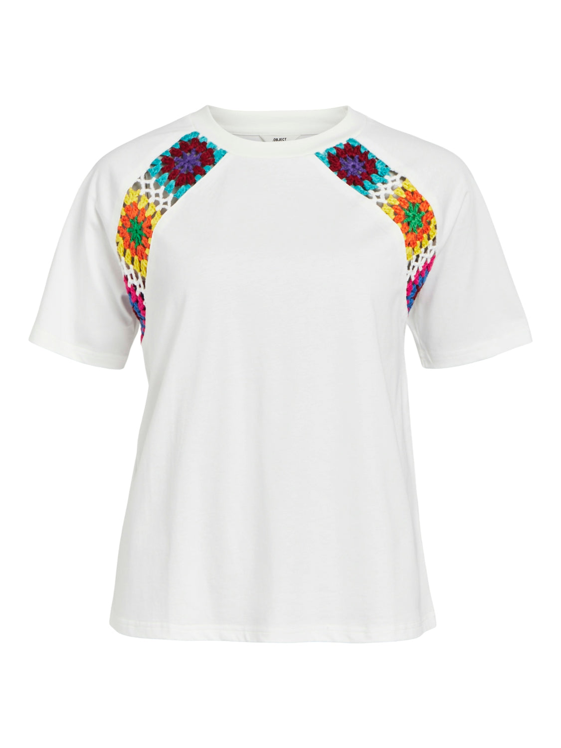 Beth Crochet T-Shirt (White)