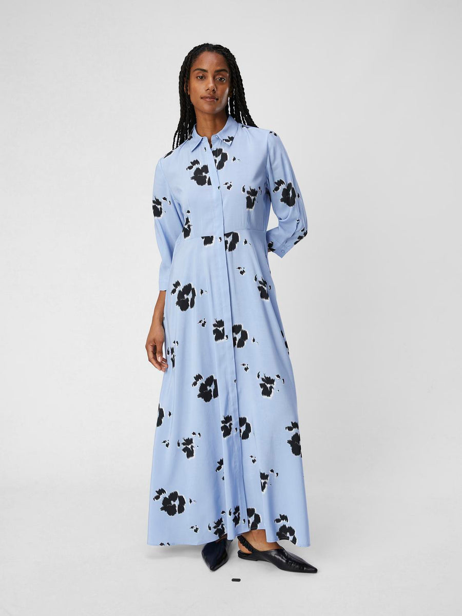 Sally Shirt Dress (Blue/Black) Love Cherish Dress