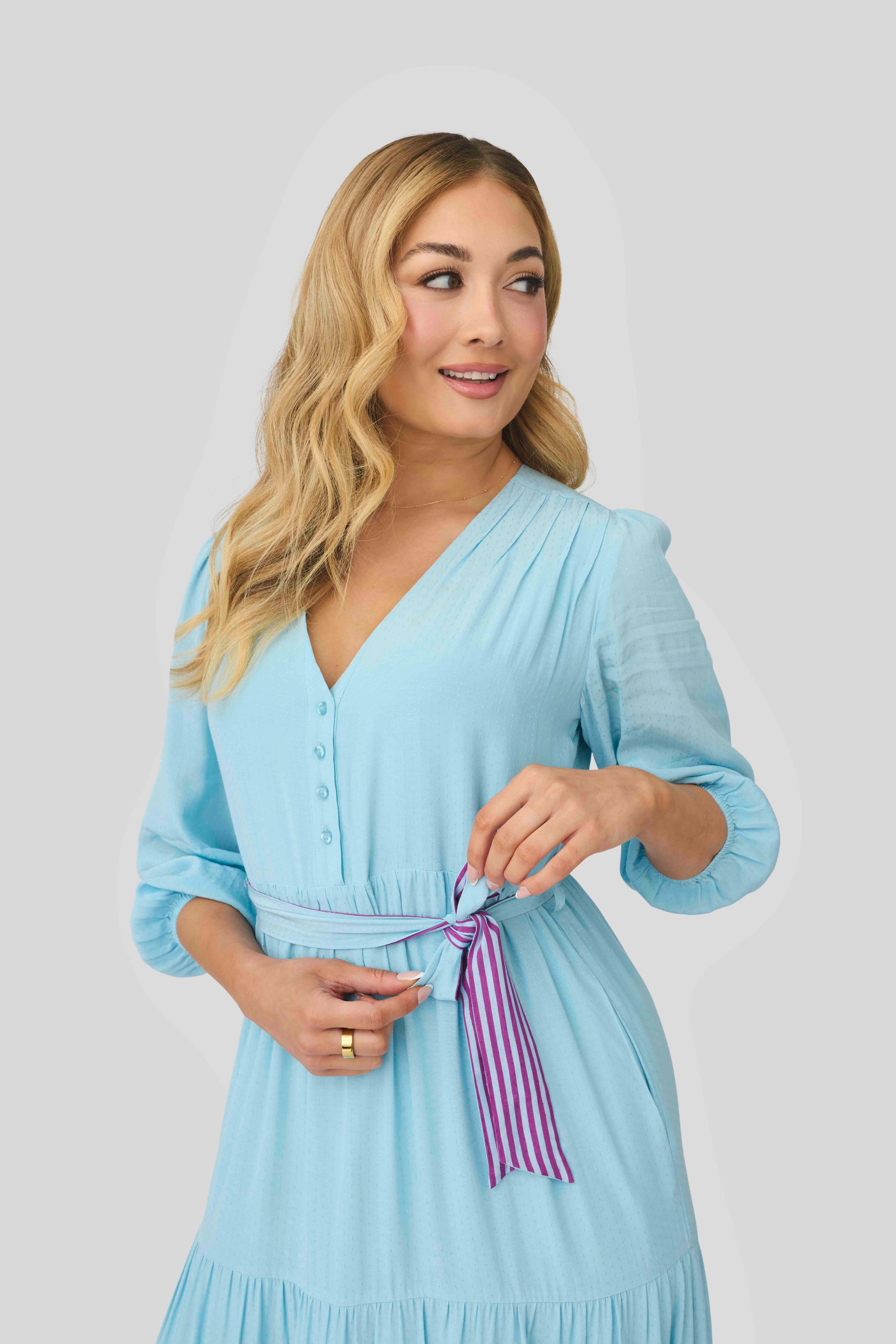 Horizon Dress (Sky Blue)