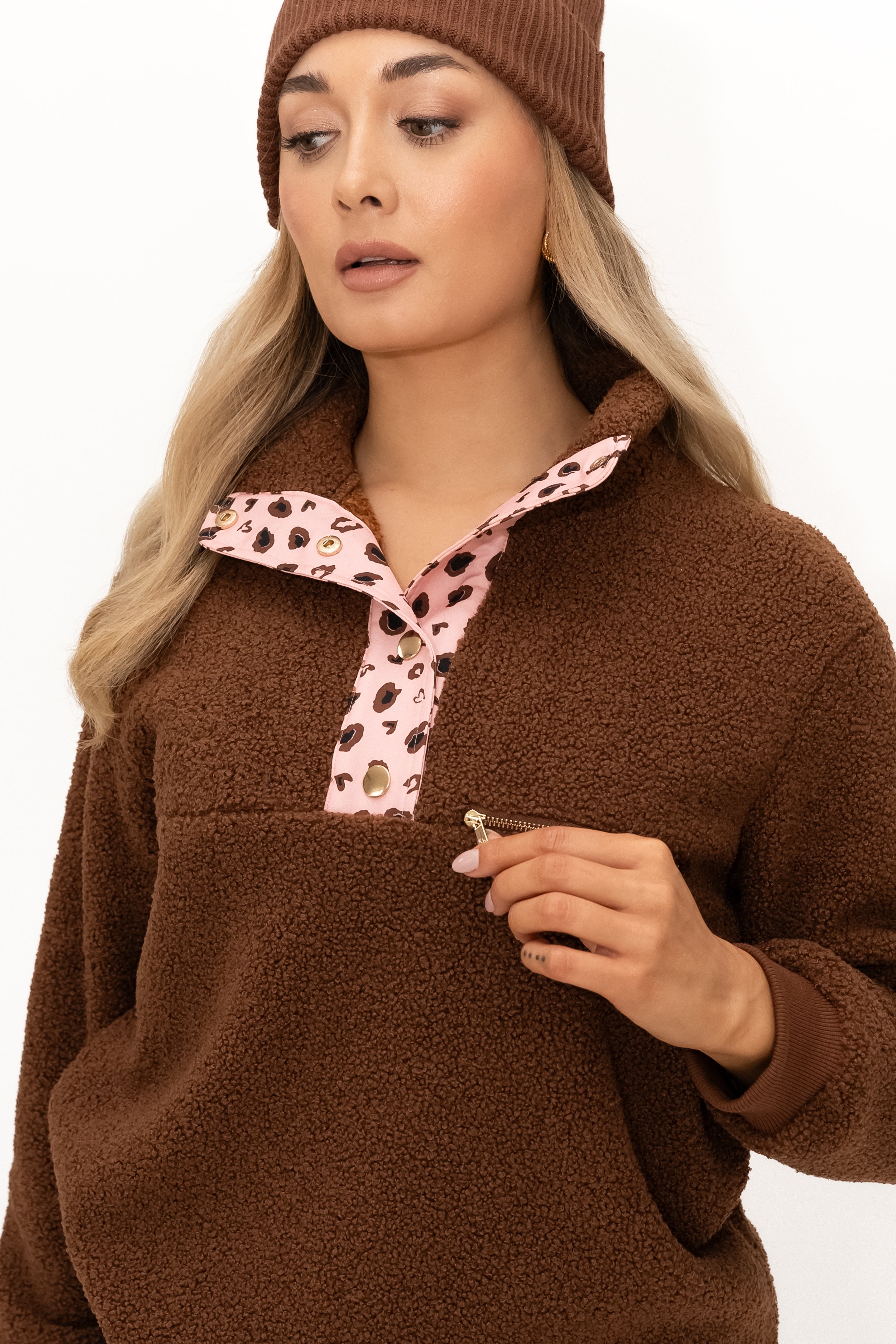 Orion Fleece Jacket (Brown)