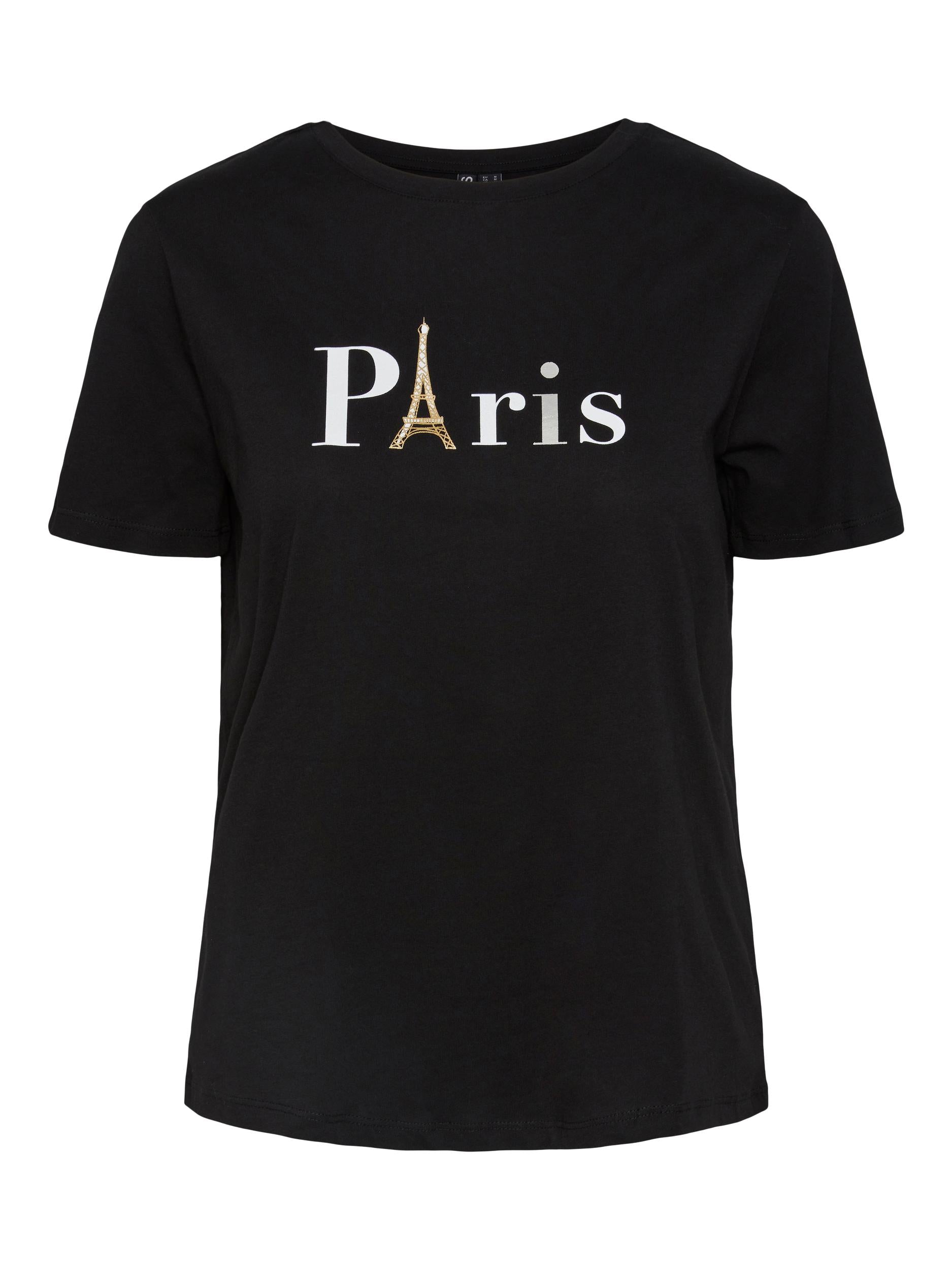 PARIS T-SHIRT (BLACK)