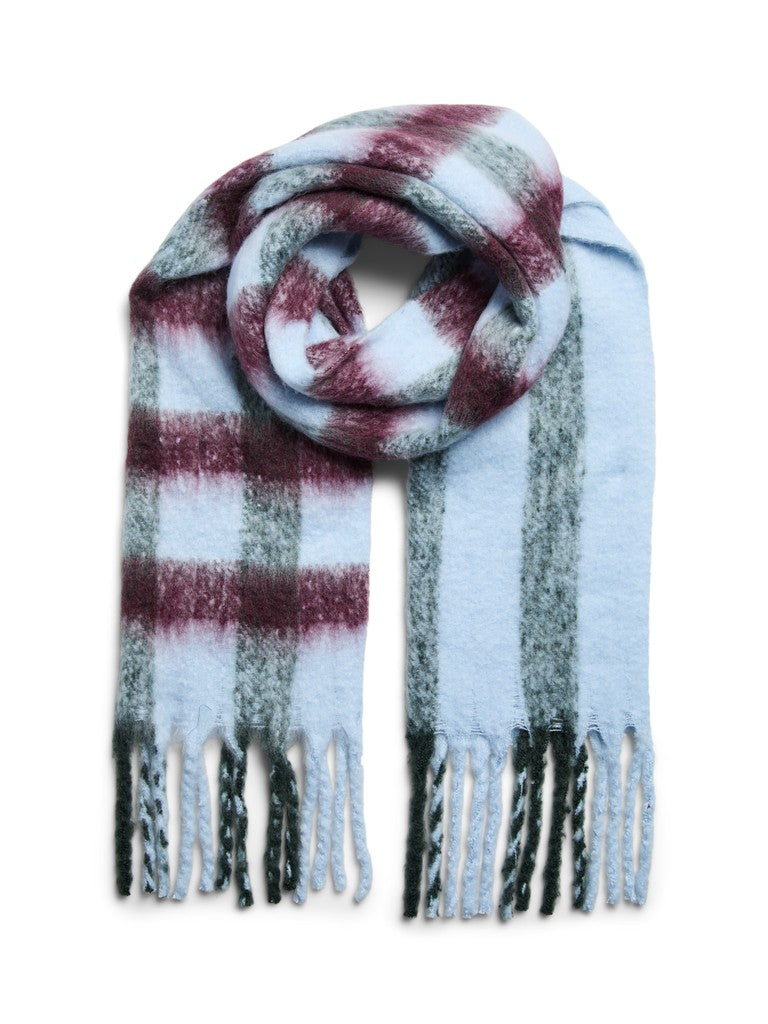 Ava Scarf (Cashmere Blue/Wine)