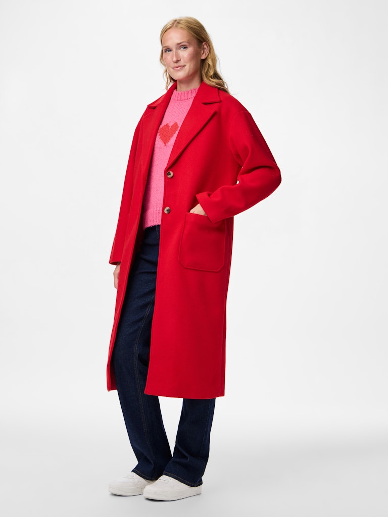 Jenni Long Coat (Goji Berry)