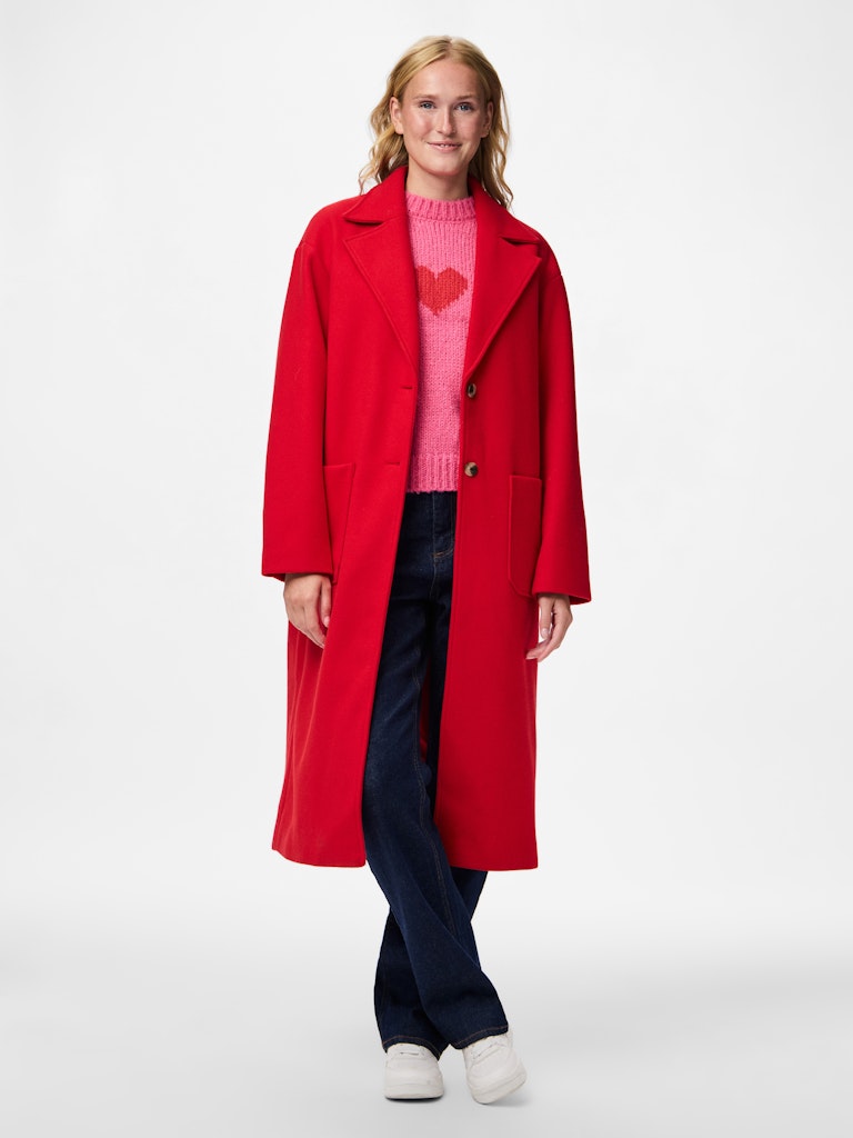 Jenni Long Coat (Goji Berry)