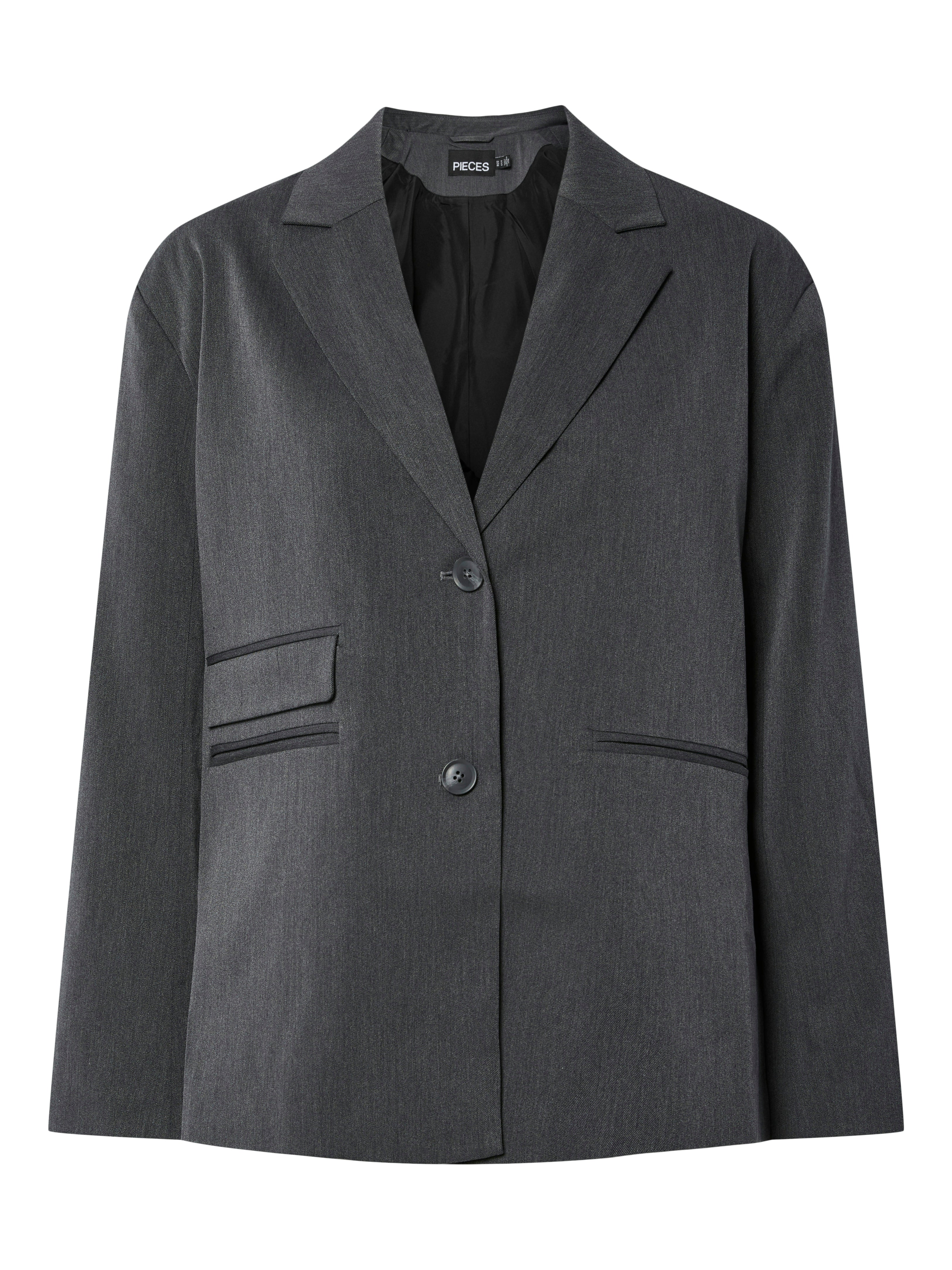 Jean Oversized Blazer (Asphalt/Melange)