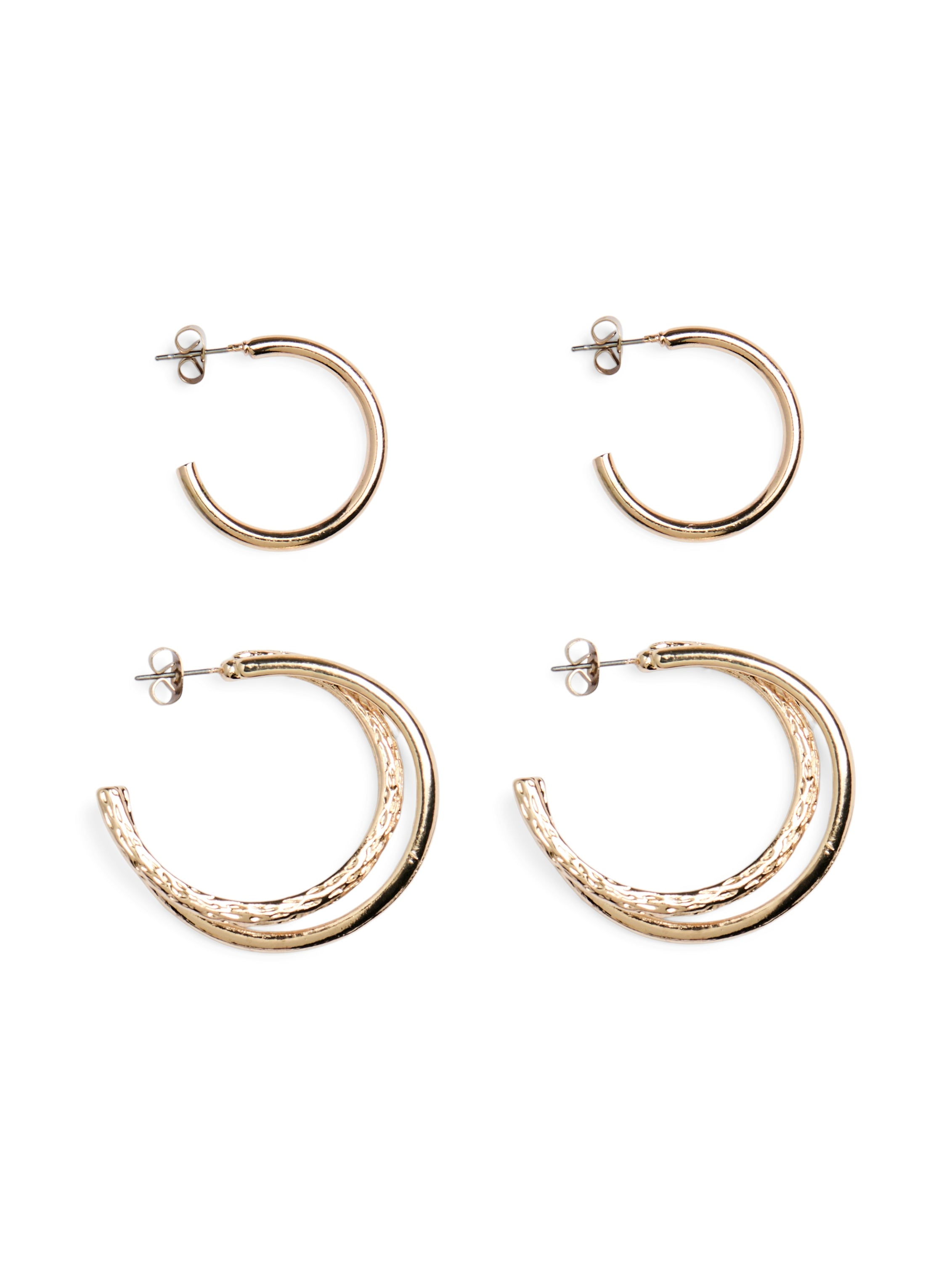 Julie 2 Pack Earrings (Gold)