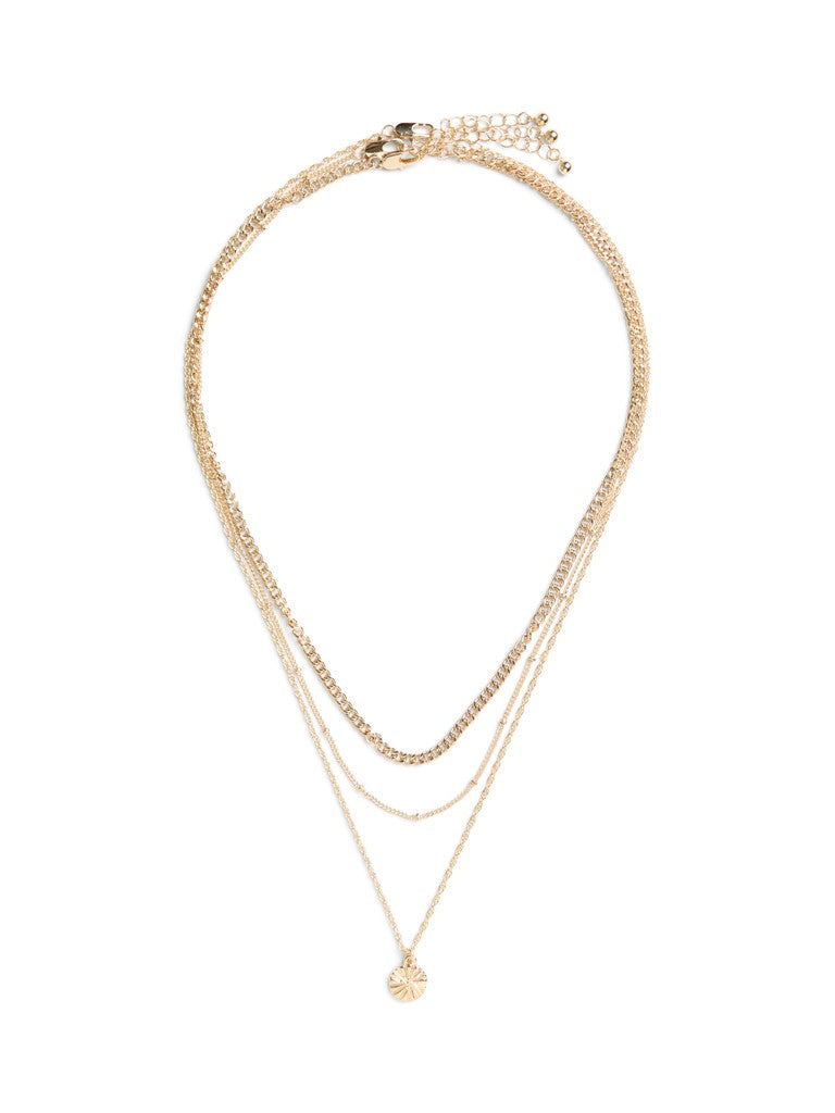 Debbie Layered Necklace Set (Gold)