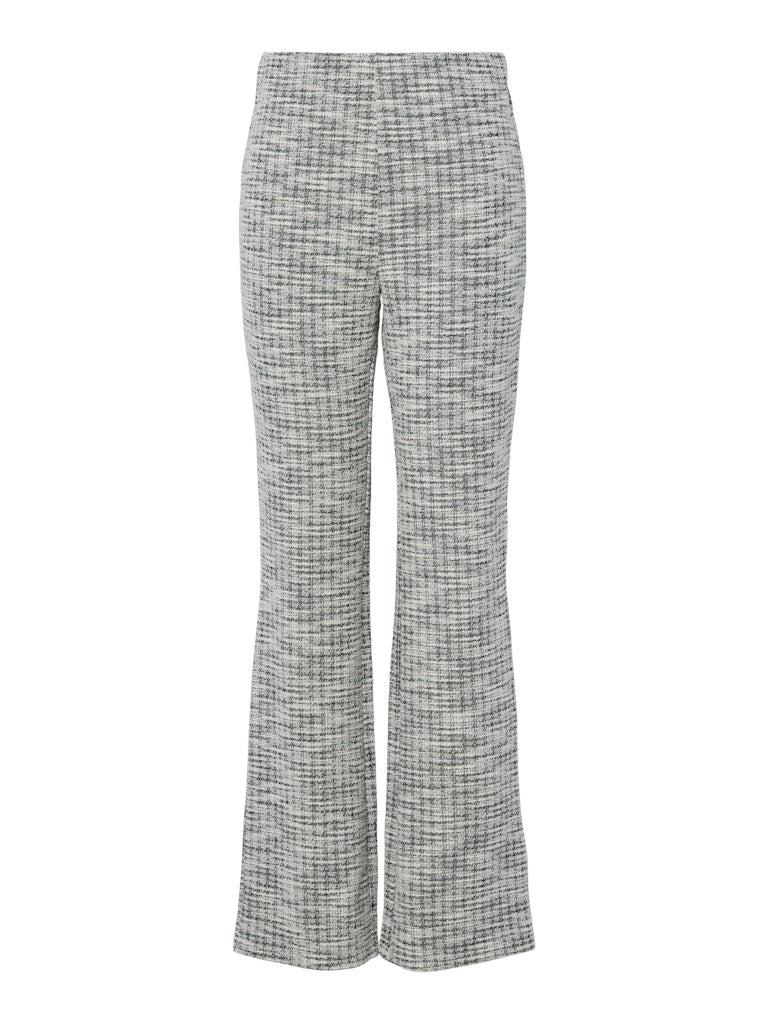June Flared Pants (Cloud Dancer/Black)