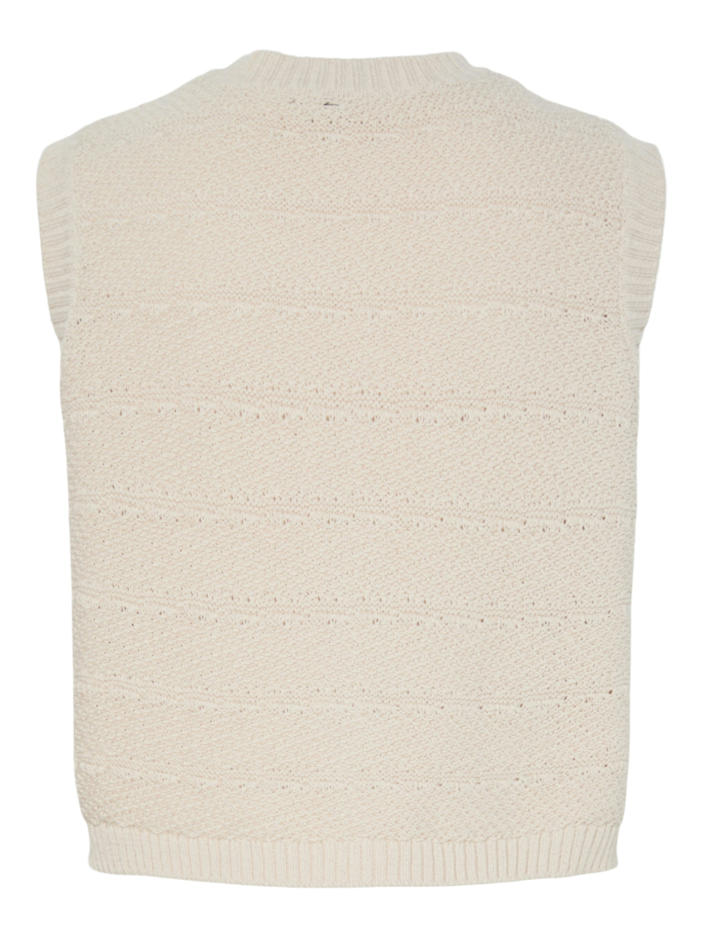 Jeanna Sleeveless Knit Top (Silver Grey)