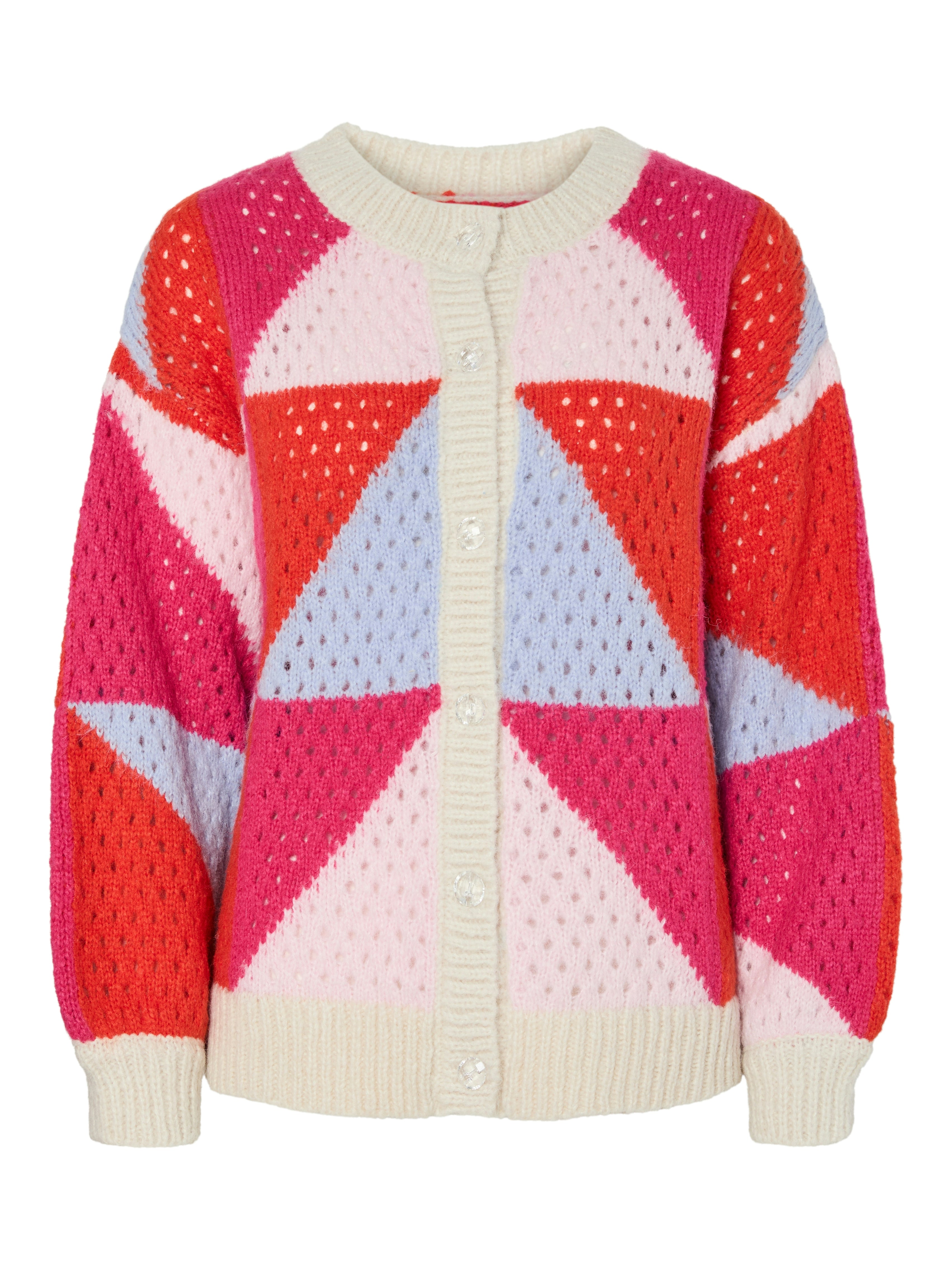 Janelle Knit Cardigan (Pink A Boo/Baby Lavender)