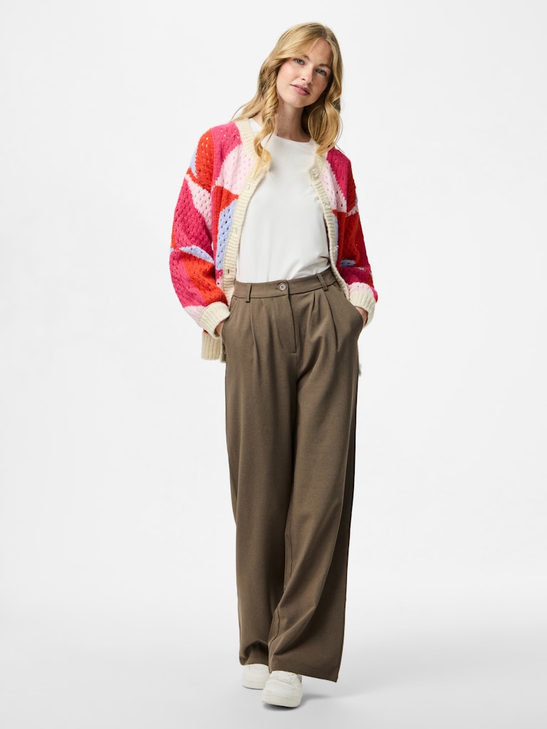 Janelle Knit Cardigan (Pink A Boo/Baby Lavender)