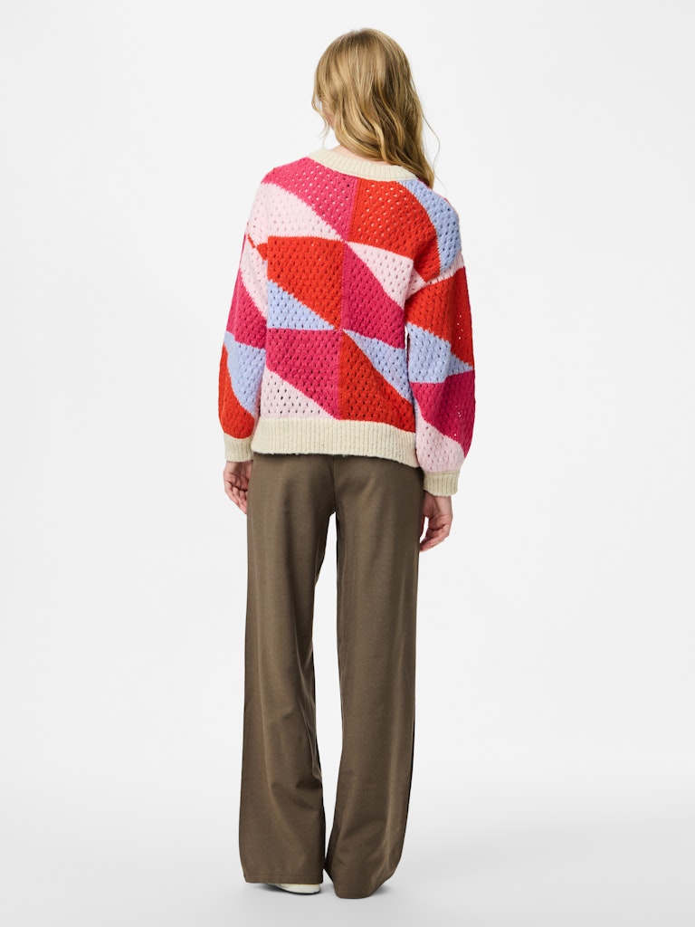 Janelle Knit Cardigan (Pink A Boo/Baby Lavender)