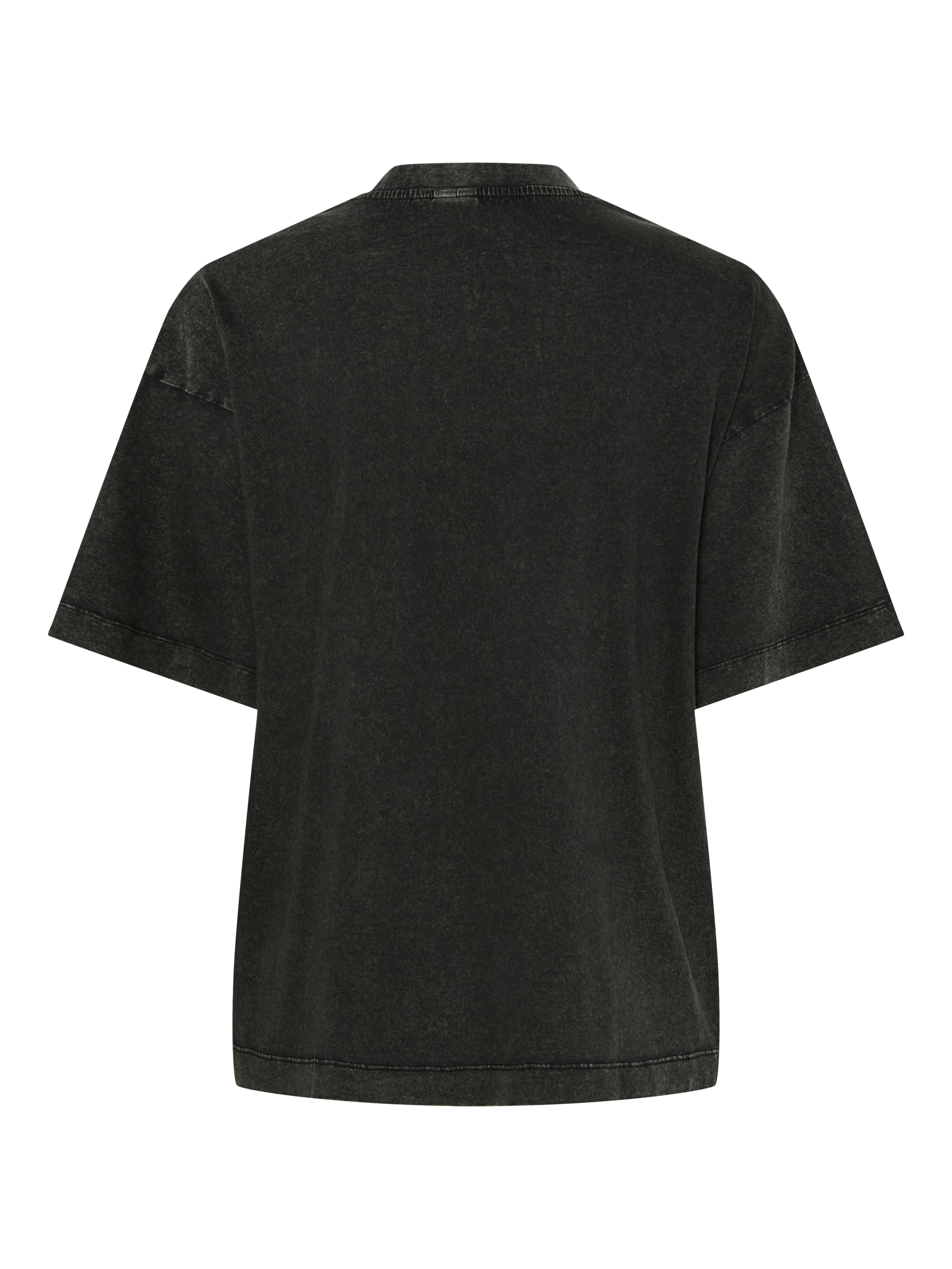 Gabbie Oversized T-Shirt (Black/Grateful)