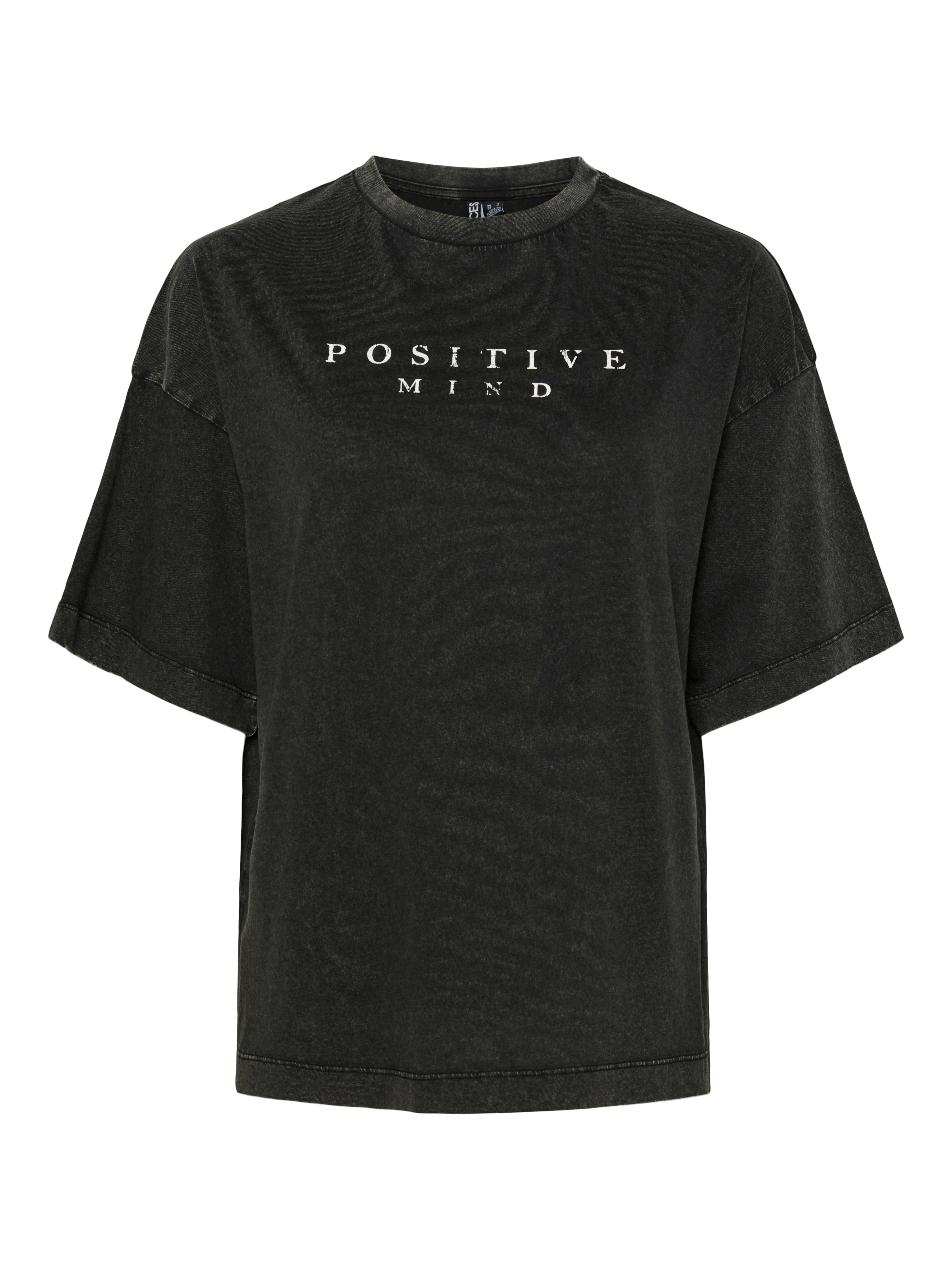 Gabbie Oversized T-Shirt (Positive/Black)